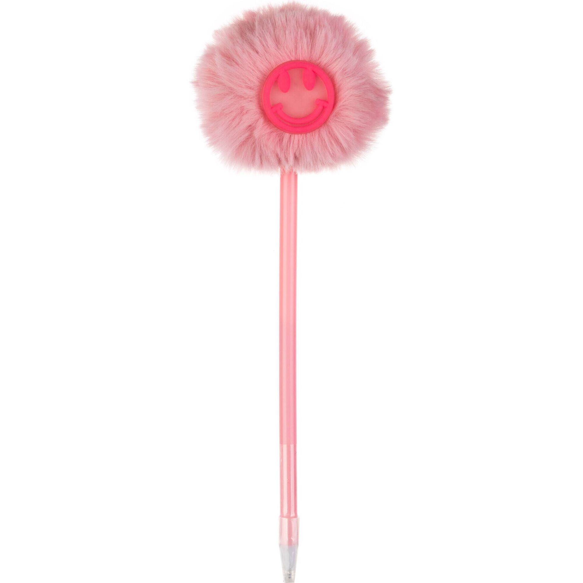 Esferográfica Pompom Rosa Smile