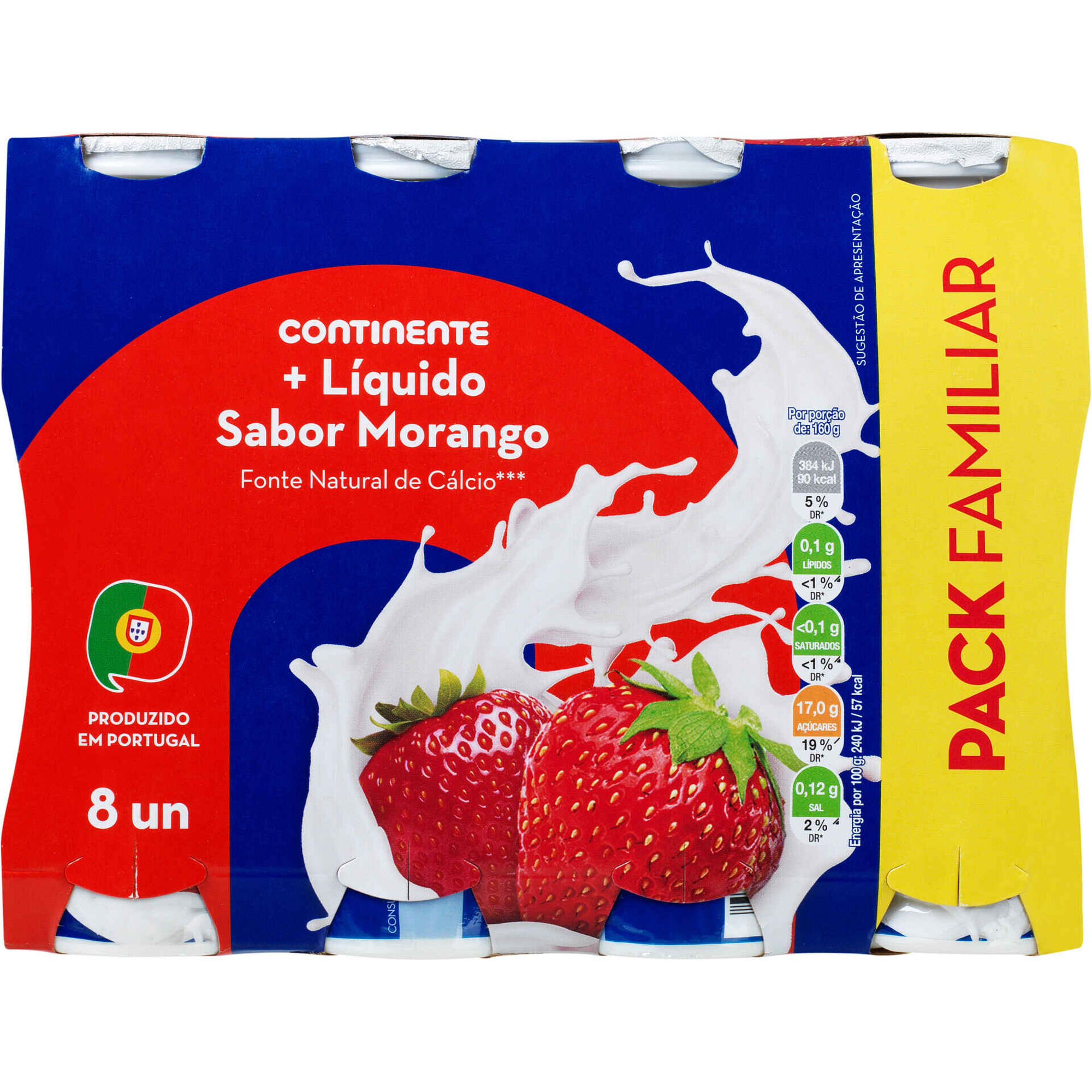 Iogurte Líquido Morango