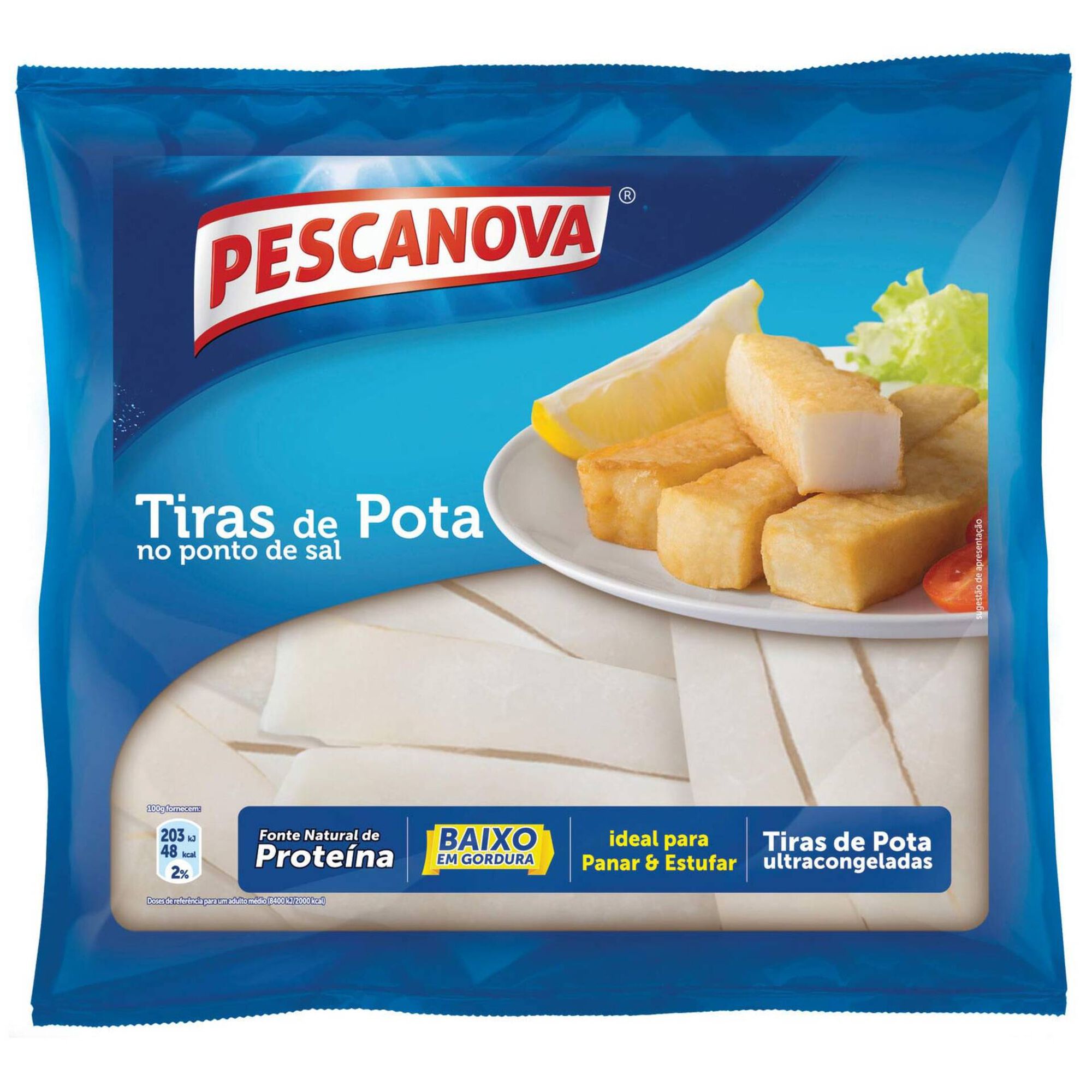 Tiras de Pota Ultracongeladas