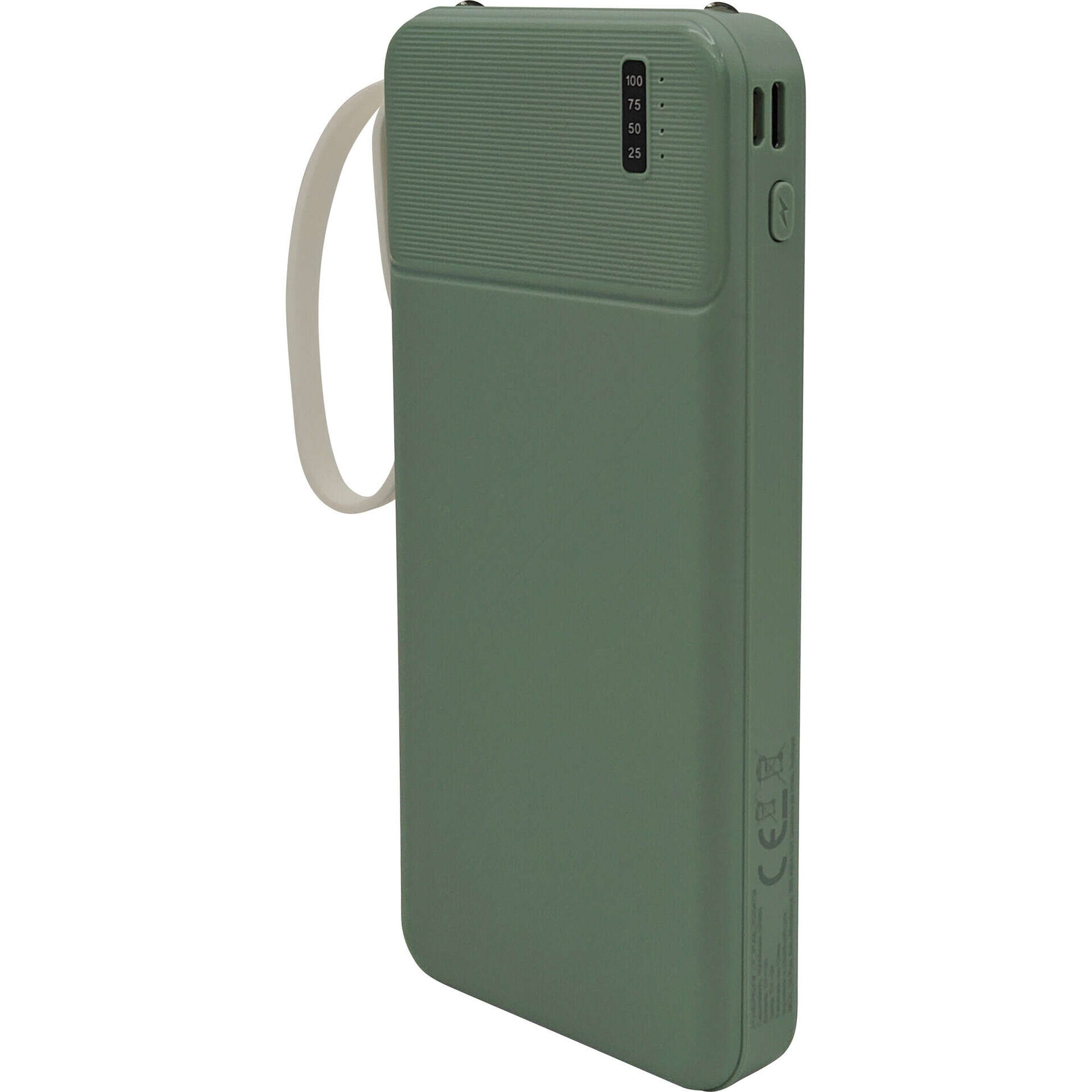 Powerbank 10000mAh Fusion Verde Bazar&atilde;o