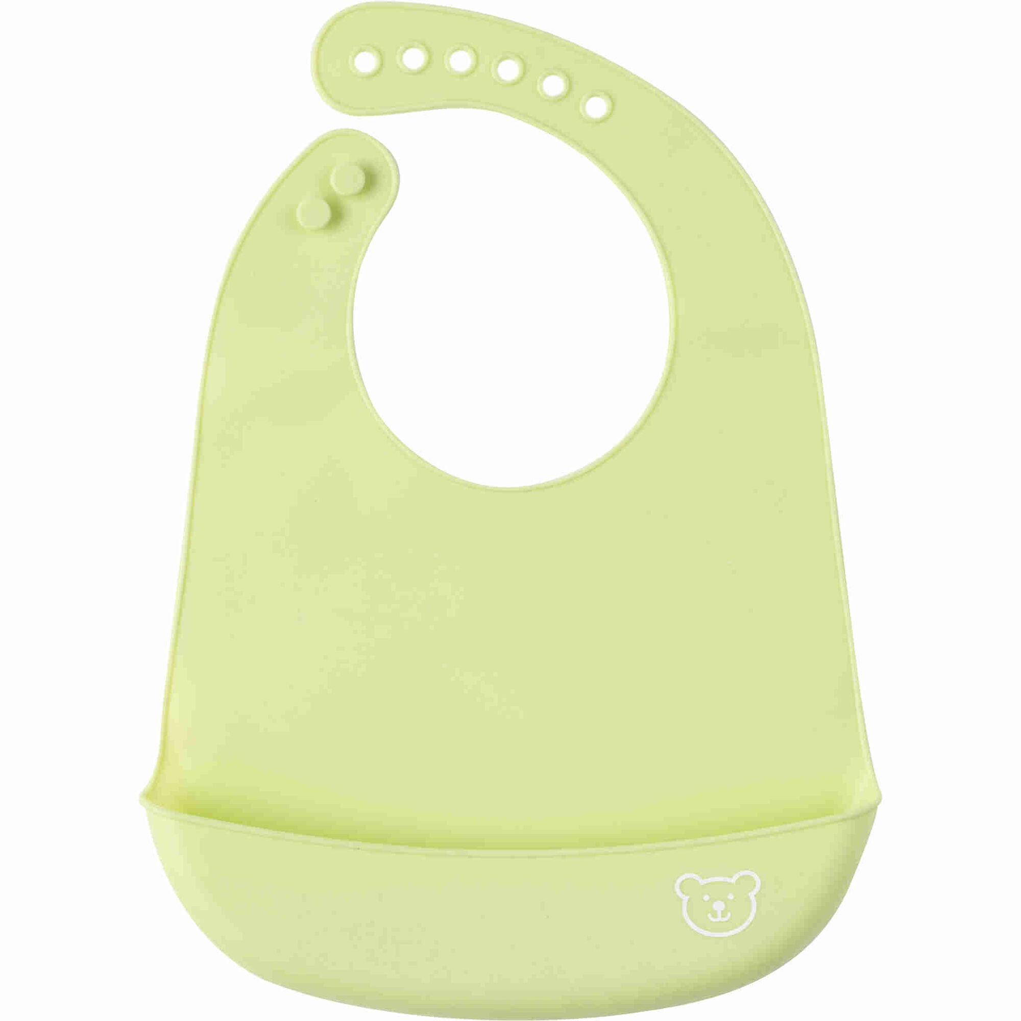 Babete Silicone Amarelo