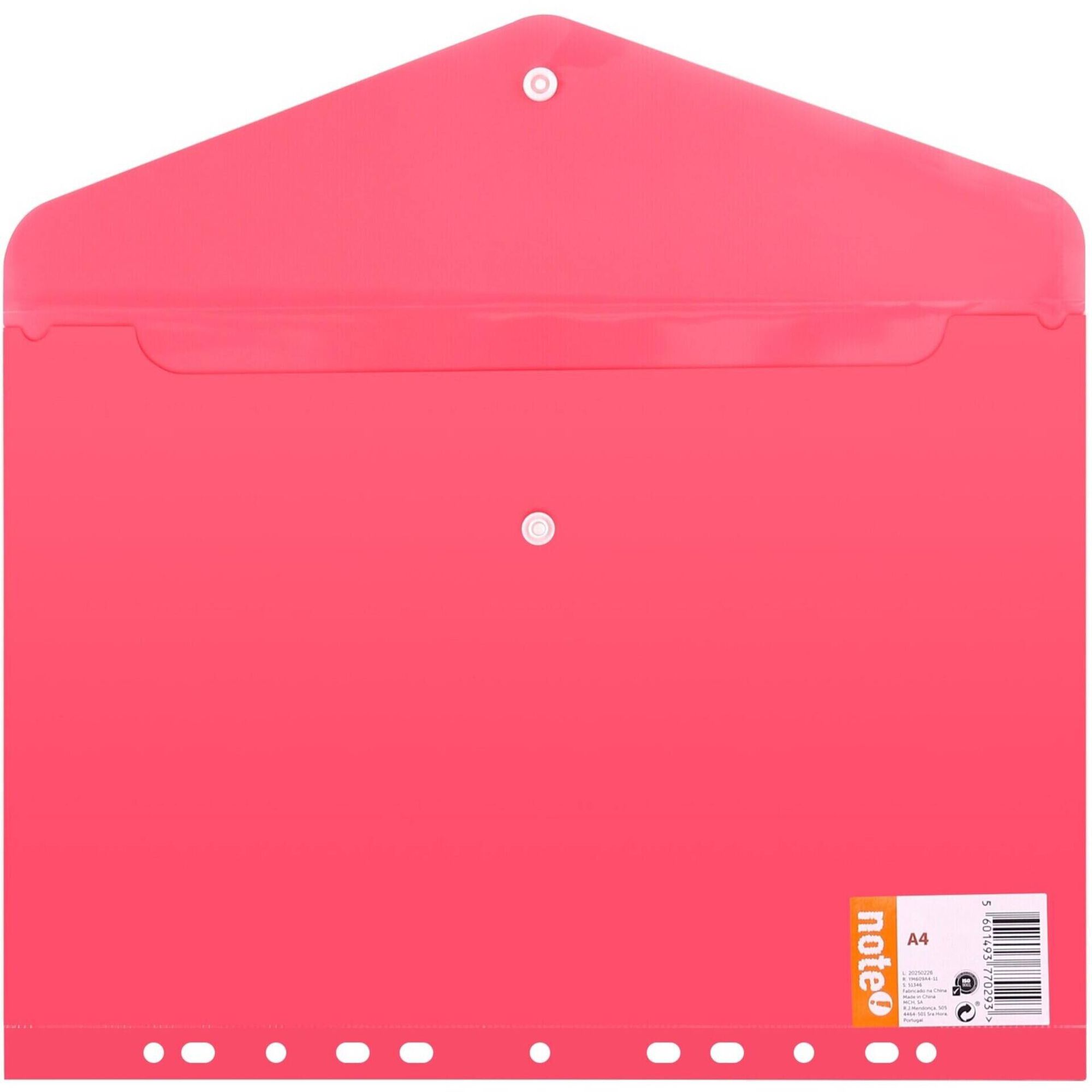 Classificador Envelope A4 com 11 Furos (várias cores)