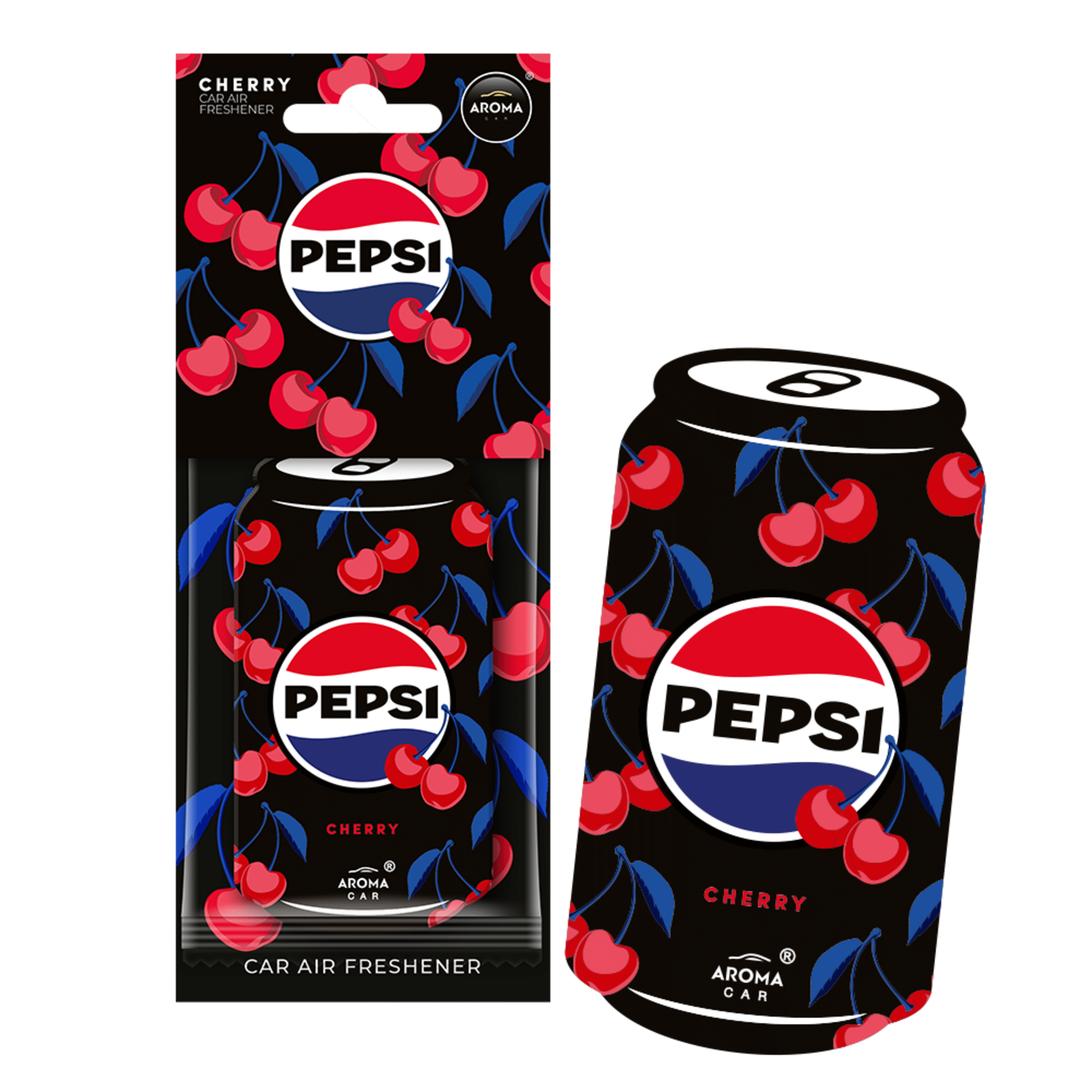 Ambientador Auto Pendurar Cartão Pepsi Cereja
