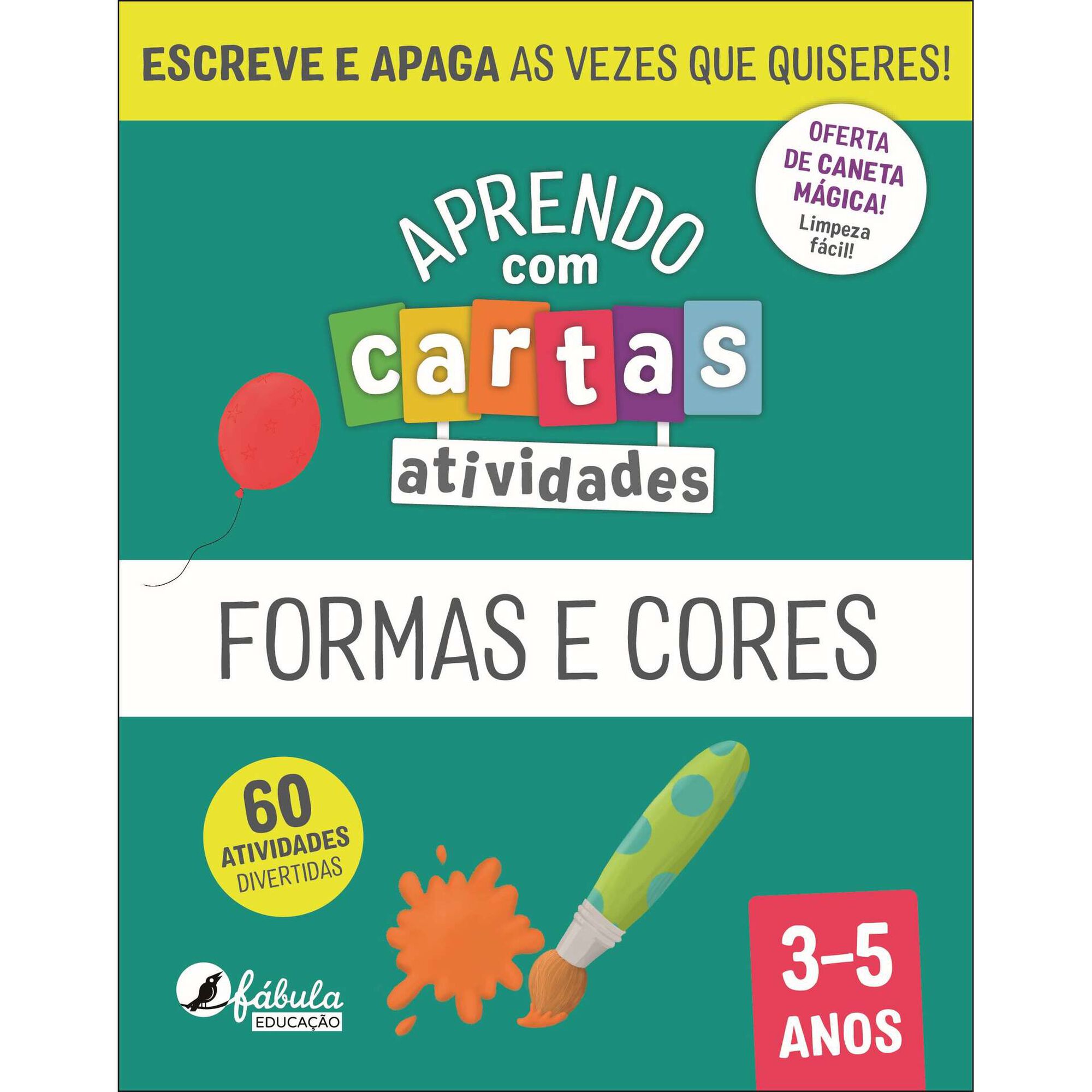 Aprendo com Cartas - Formas e Cores 3-5 Anos