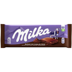 Tablete de Chocolate com Creme de Cacau Milka