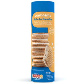 Bolachas com Recheio de Baunilha