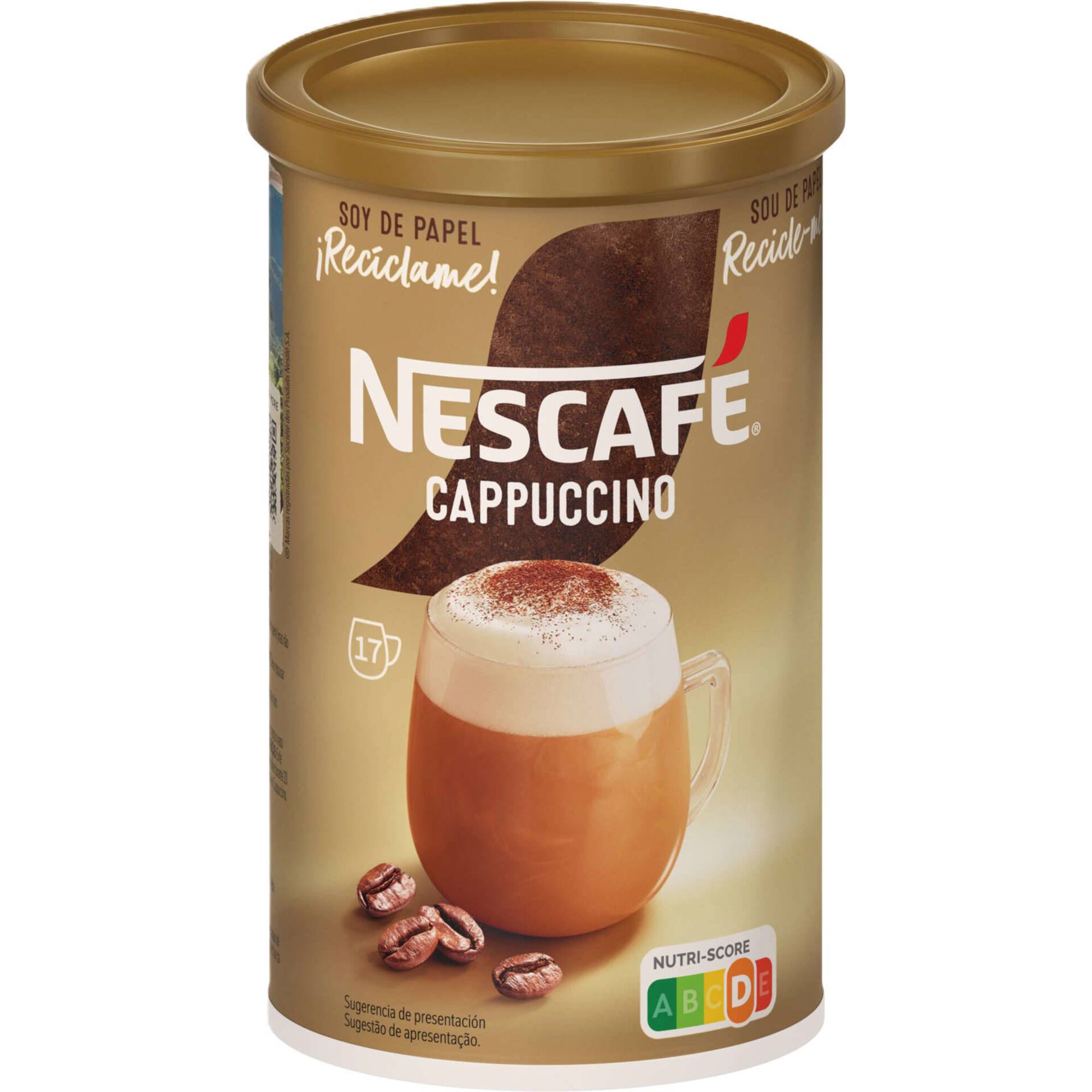 Caf&eacute; Cappuccino Sol&uacute;vel Cremoso Nescaf&eacute;