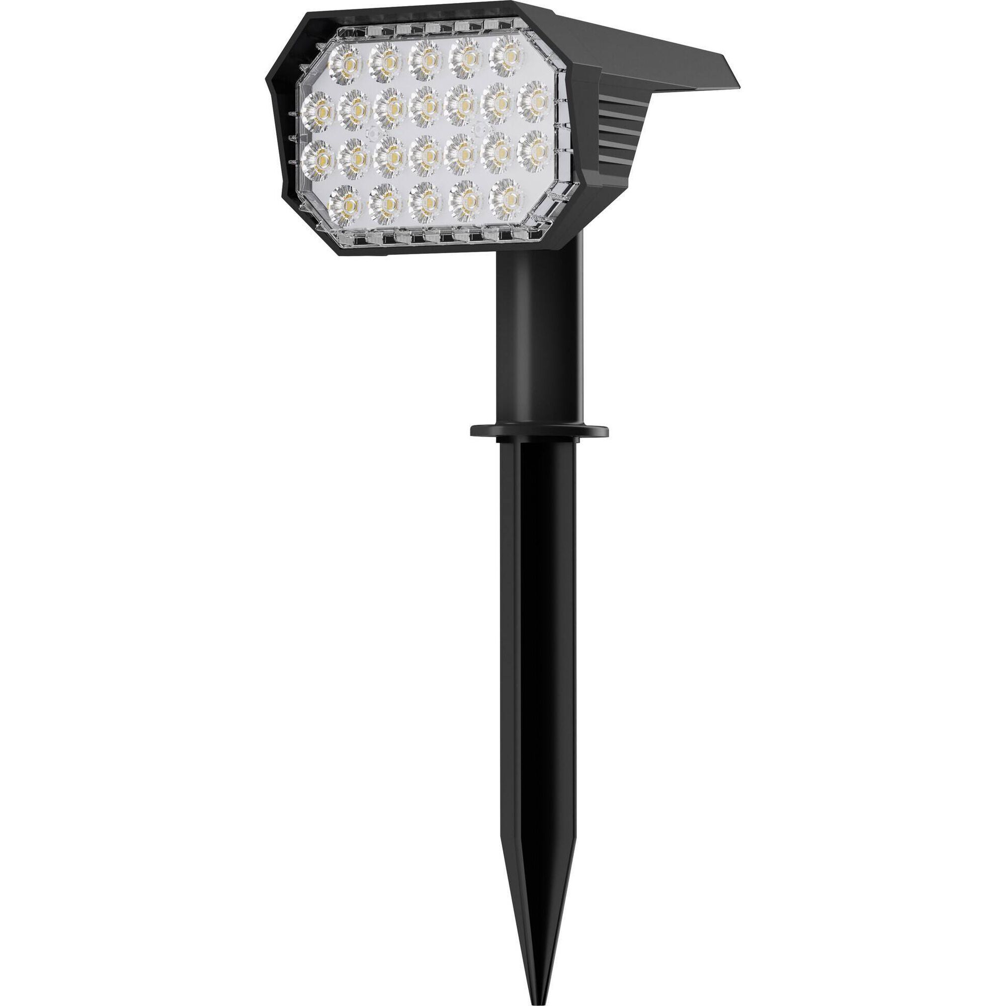 Pilar LED Solar Preto Boost