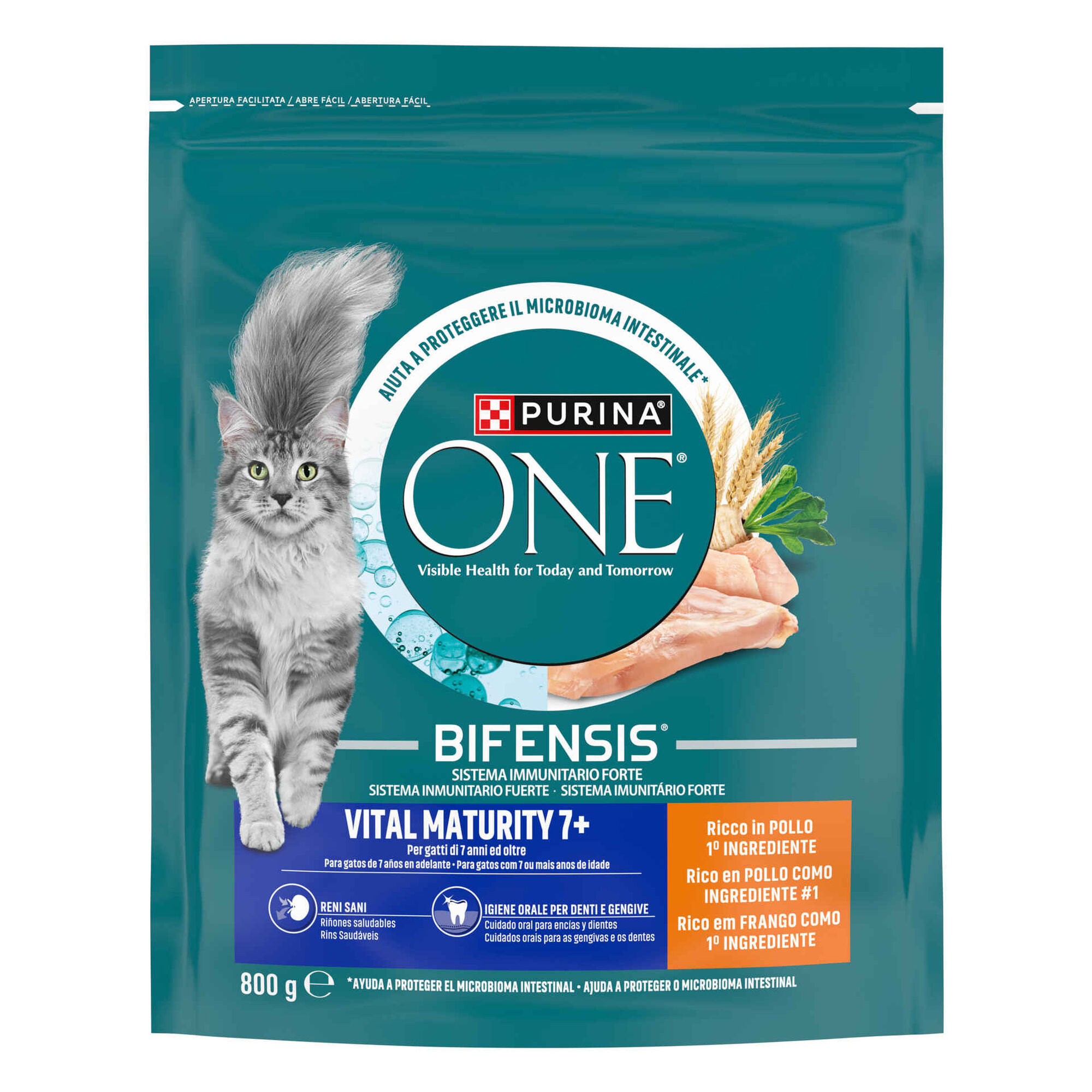 Ra&ccedil;&atilde;o para Gato S&eacute;nior Vital Maturity Frango Purina One