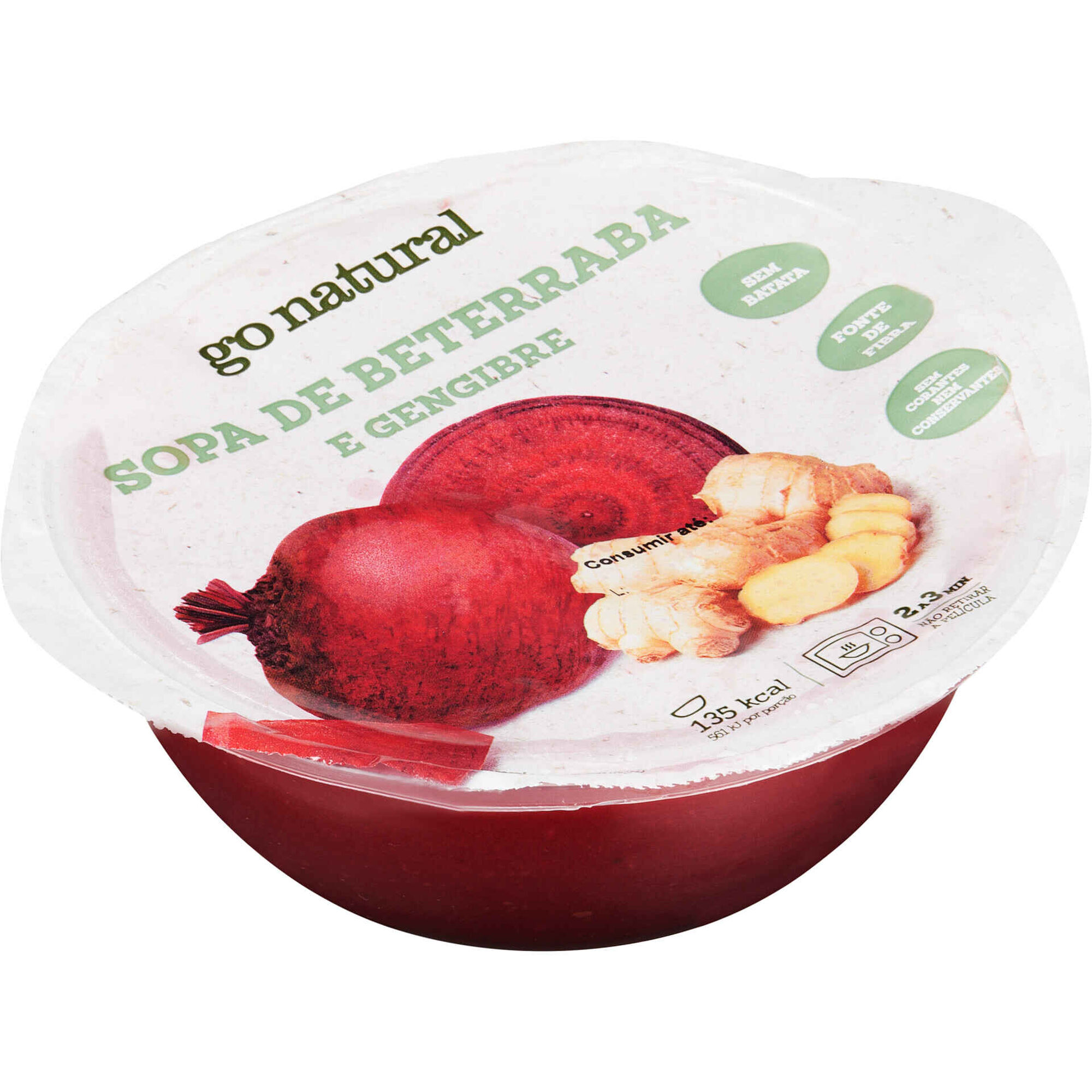 Sopa de Beterraba e Gengibre Go Natural