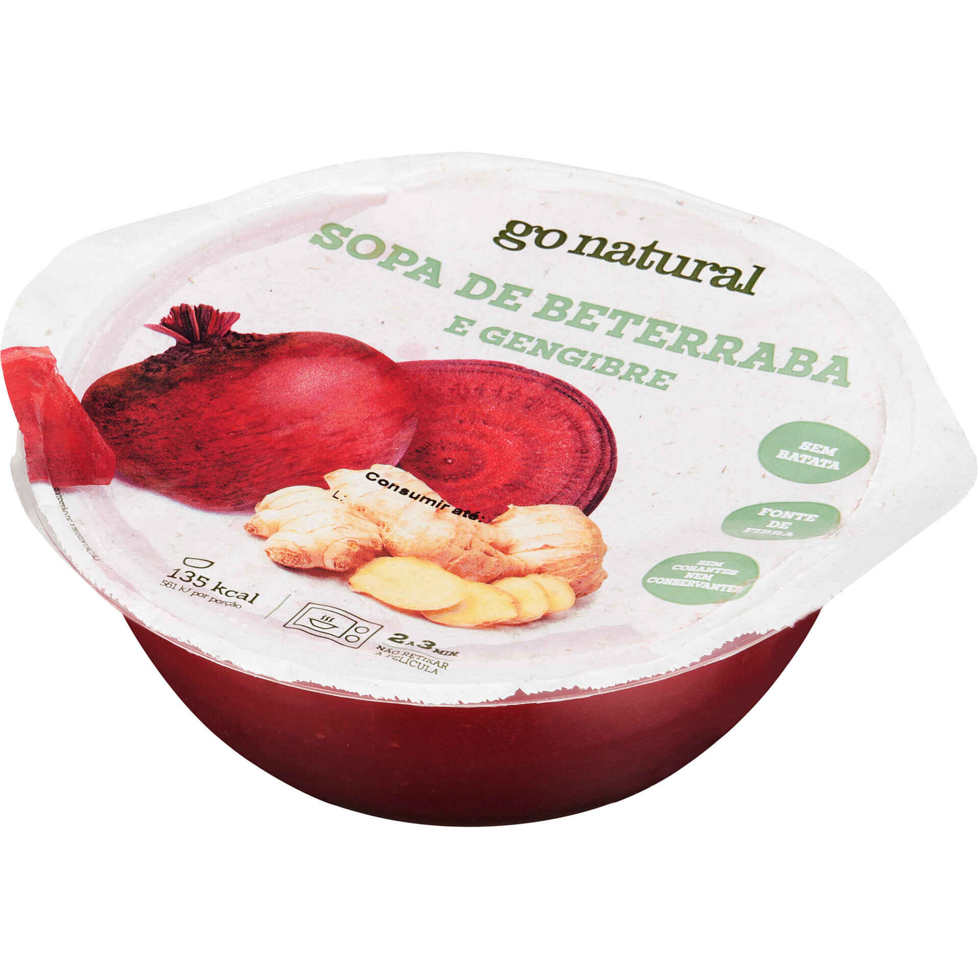 Sopa de Beterraba e Gengibre Go Natural