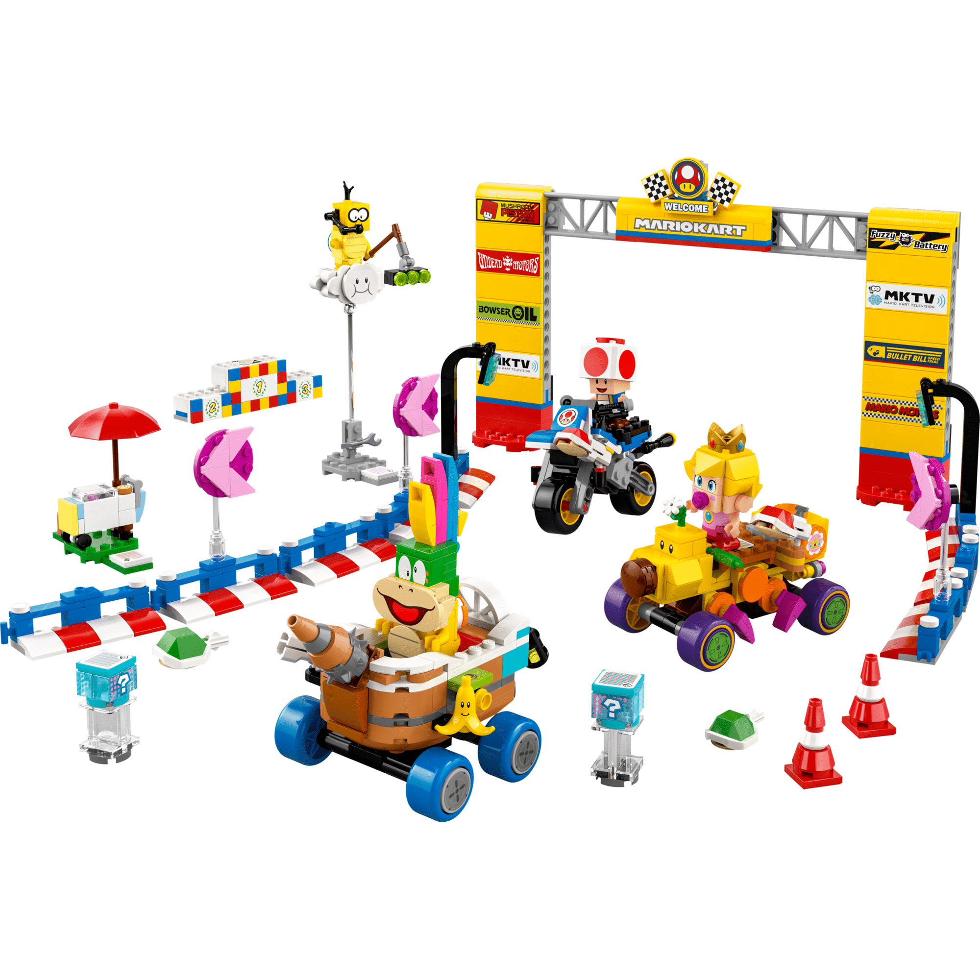 Mario Kart – Conjunto Peach Bebé e Grande Prémio - 72036 Mario Kart – Conjunto Peach Bebé e Grande Prémio - 72036