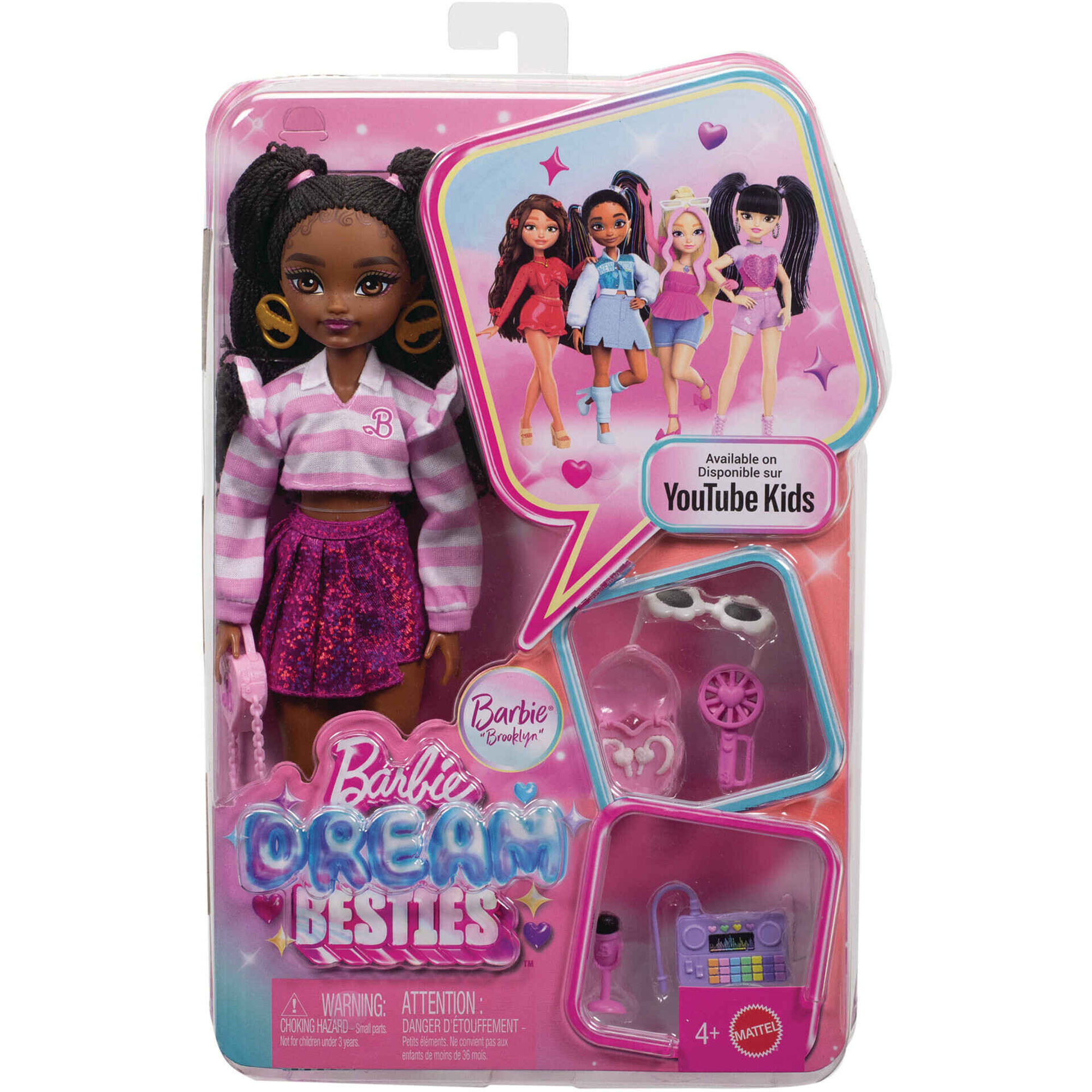 Barbie - Boneca Dream Besties Brooklyn e Acess&oacute;rios