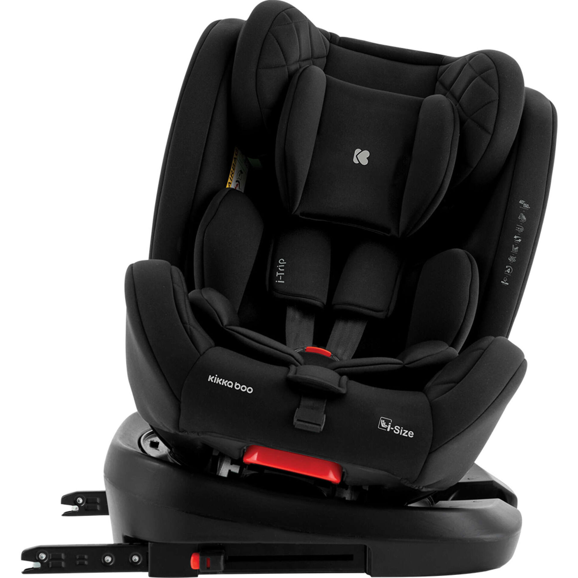 Cadeira Auto I-Size 40-150cm Isofix Rotativa Cinza Itrip