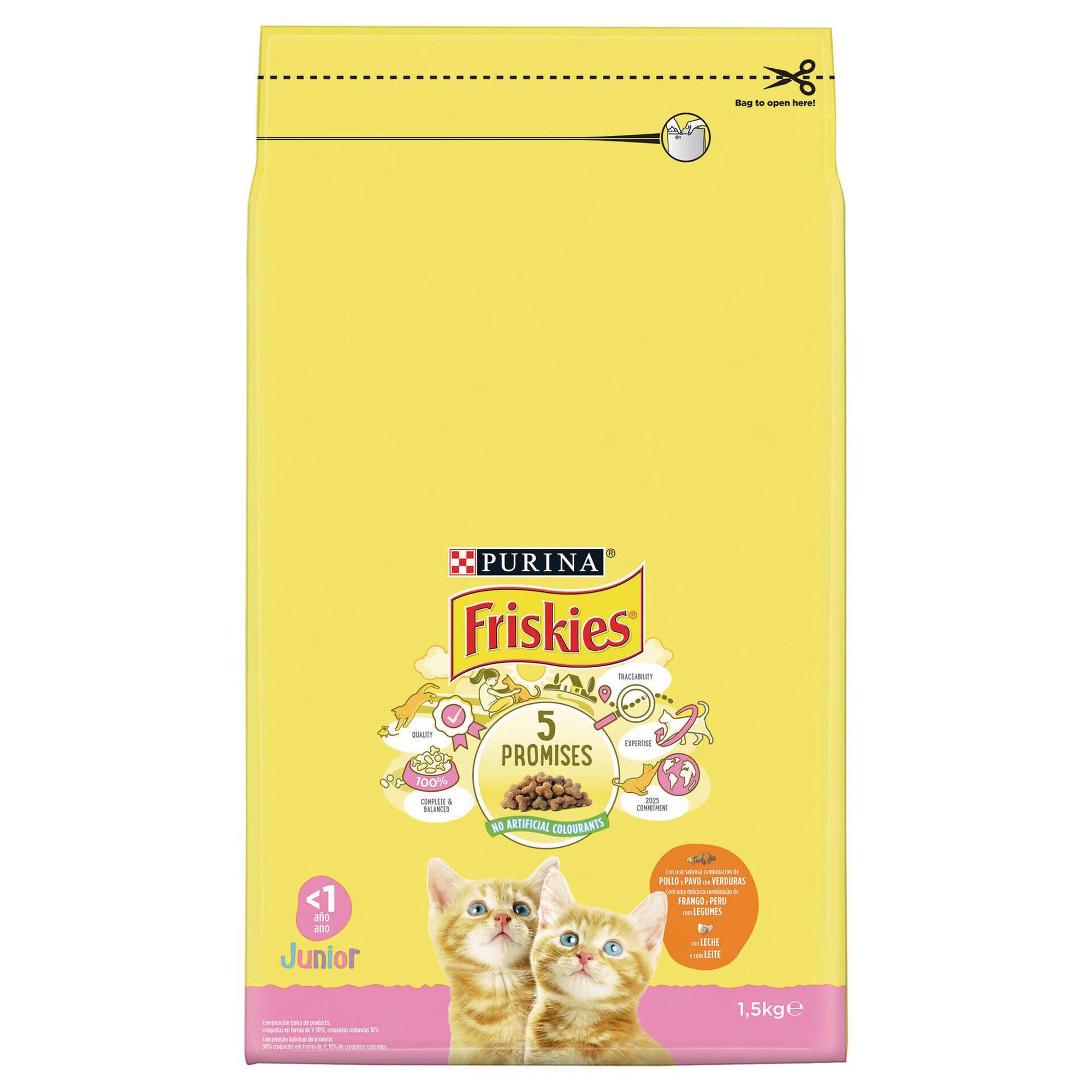 Ração para Gato Júnior Frango e Legumes Ração para Gato Júnior Frango e Legumes