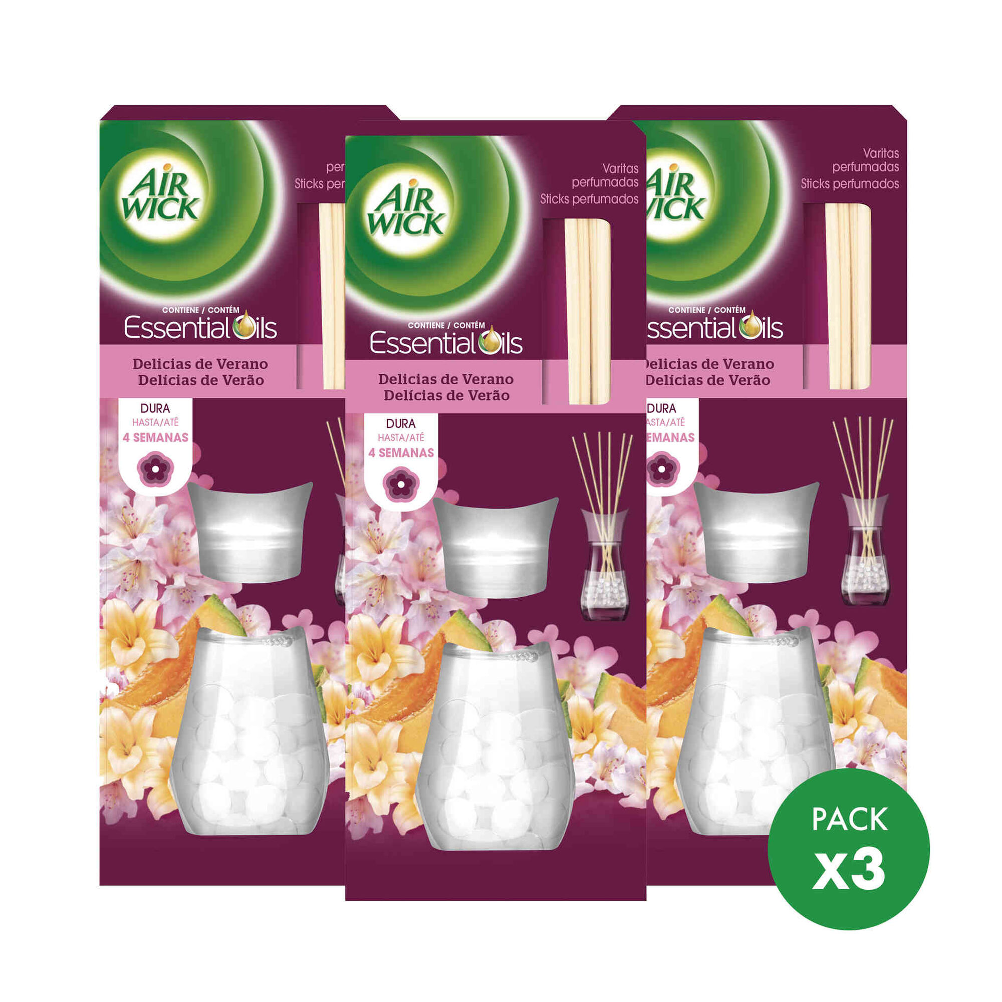 Ambientador Stick Perfumado LifeScents Delícias de Verão