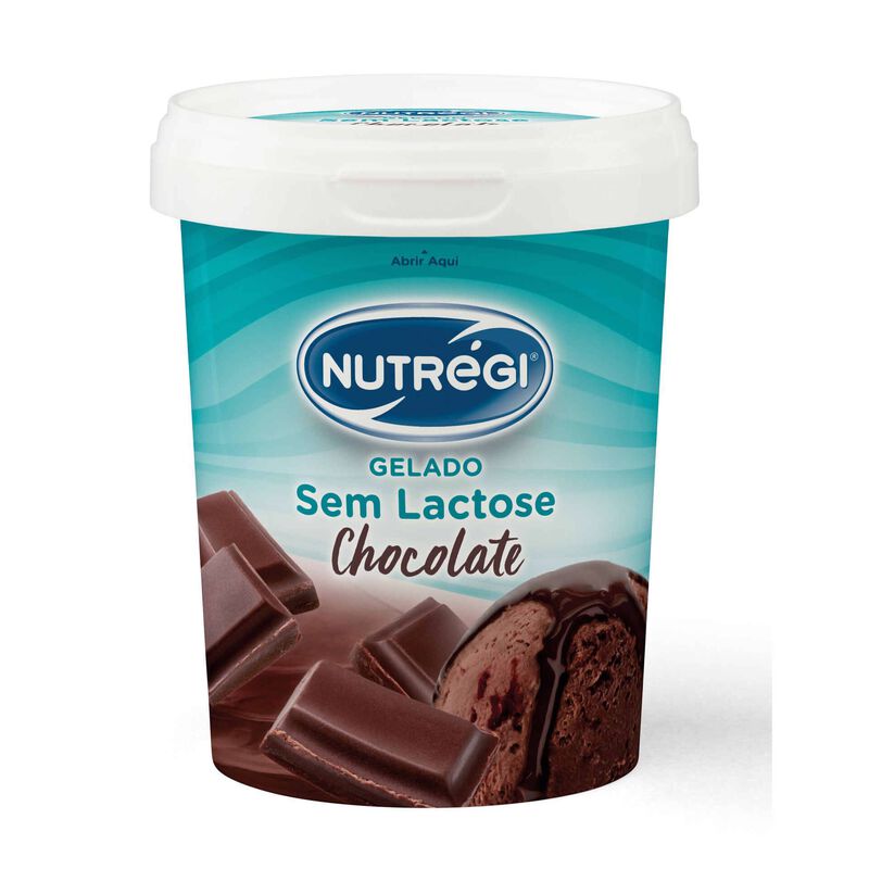 Gelado Chocolate sem Lactose Nutrégi