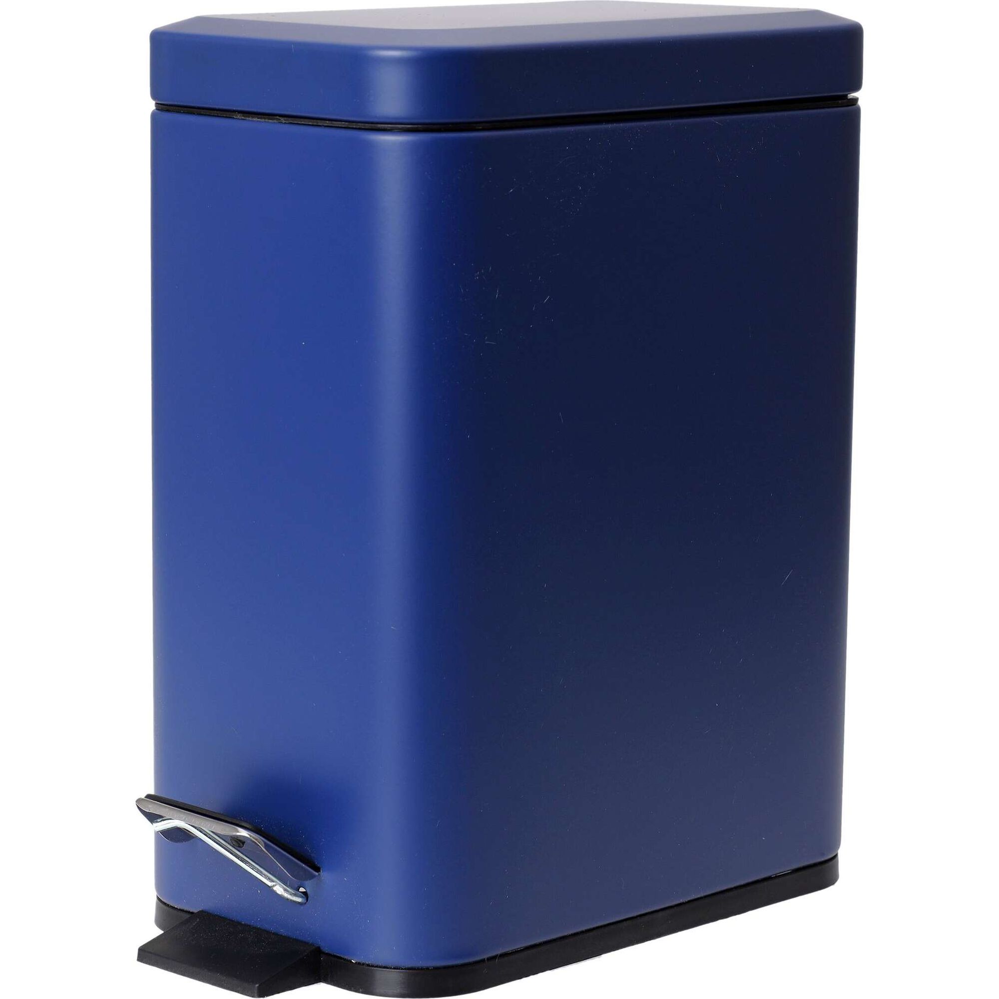 Balde WC 5l Retangular Azul