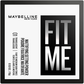P&oacute; Fixador Matificante Fit Me 01 Transl&uacute;cido Maybelline New York