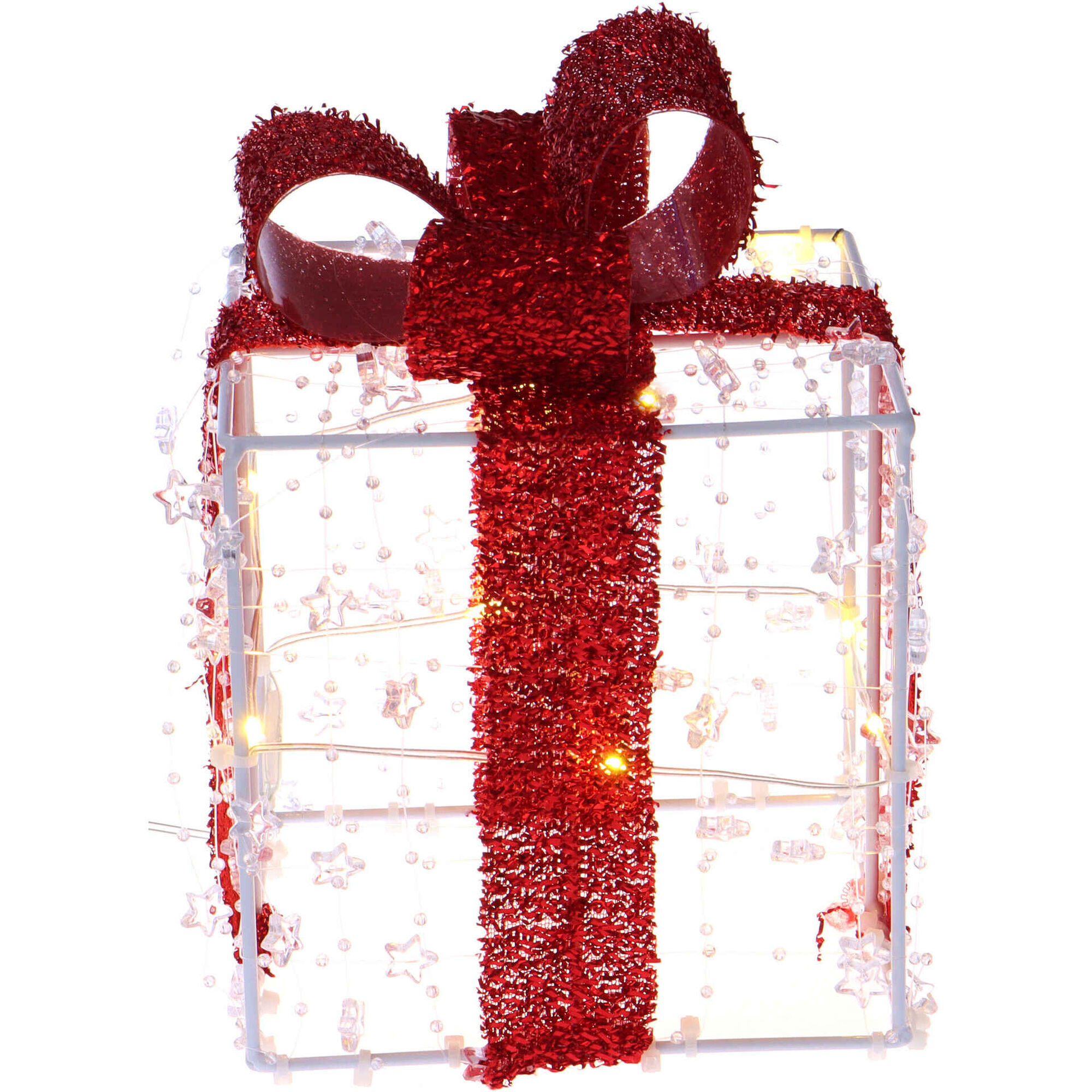 Presente Decorativo 16cm com Luz Kasa