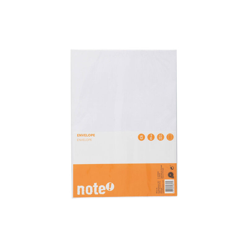 Envelope C5 229x162mm Note!