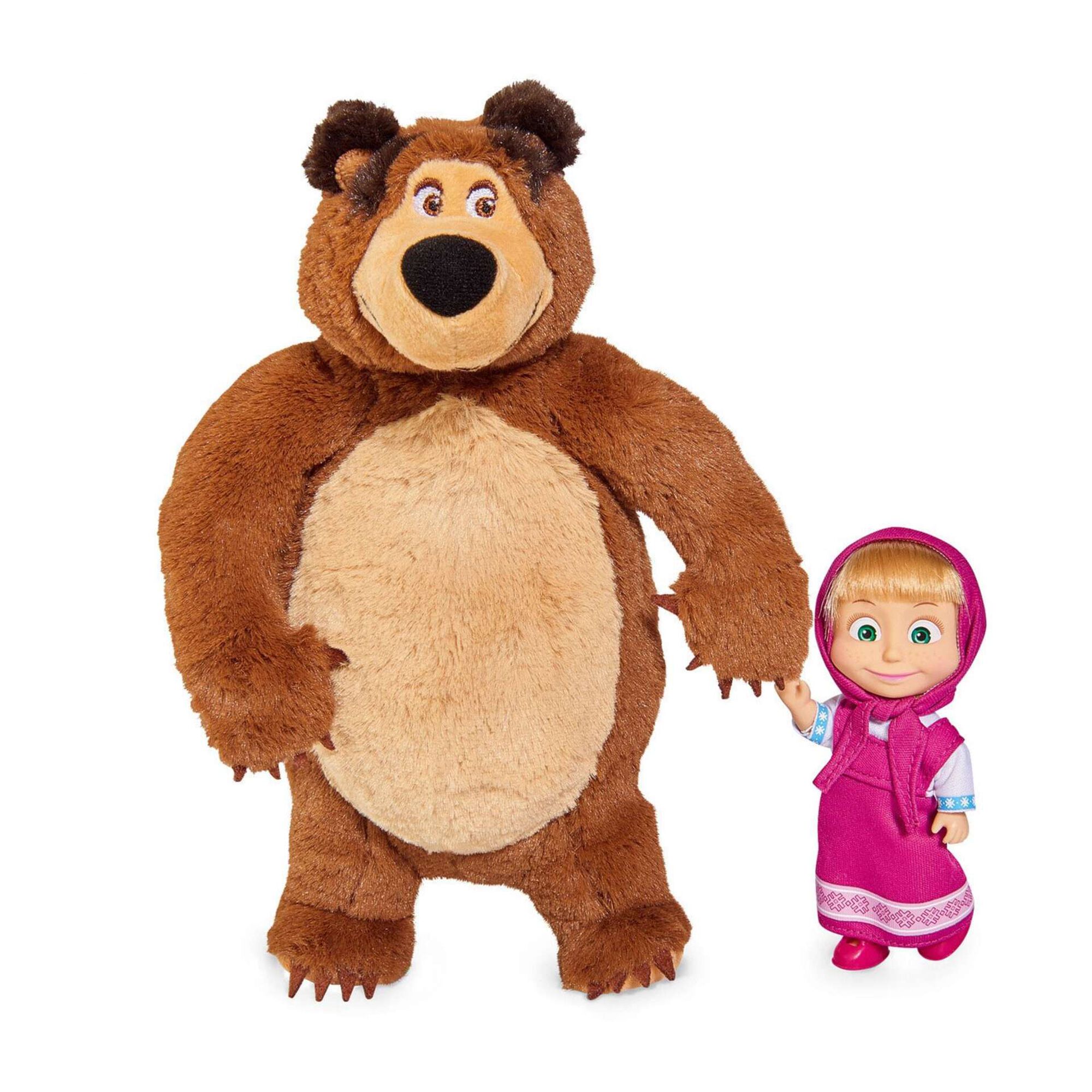 Boneca Masha com Peluche Urso Boneca Masha com Peluche Urso
