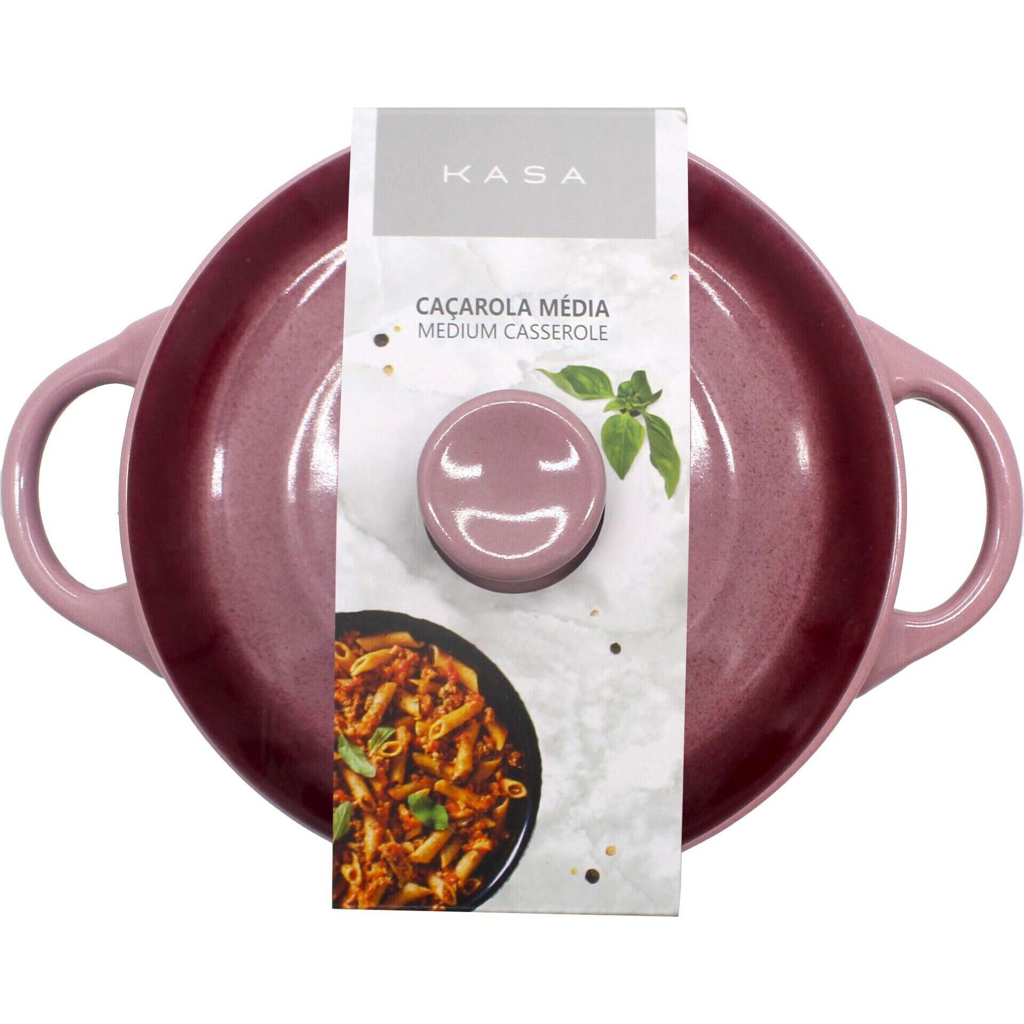 Caçarola Média para Forno Grés 920ml Malva