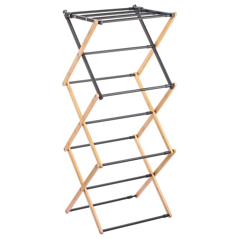 Estendal Extensível Chão Torre Bambu 8,5m Kasa