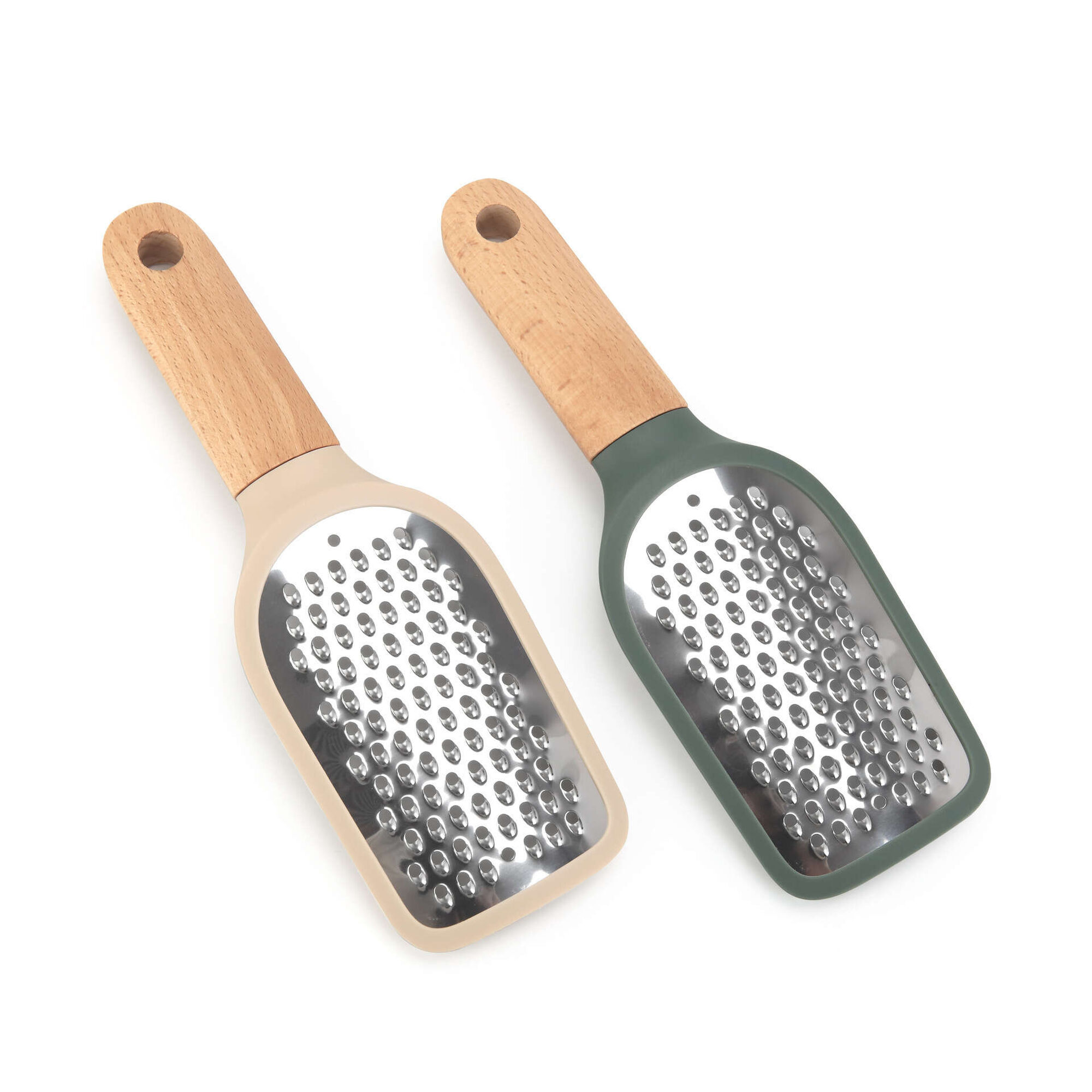 Raspador Aço Inoxidável com Cabo Madeira 4 My Kitchen (várias cores)