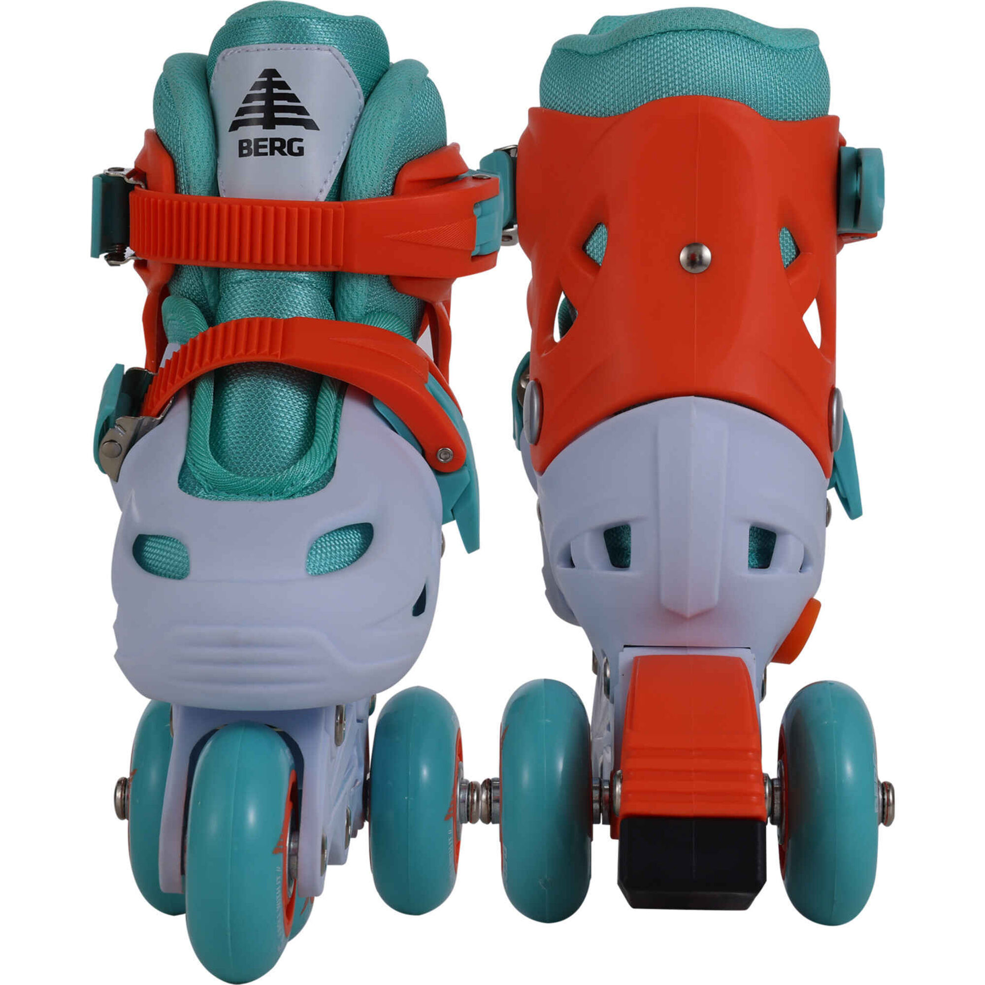 Patins de Crian&ccedil;a 3 em 1 Laranja e Verde Berg