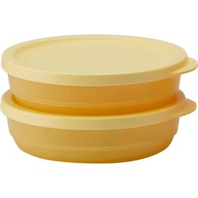 Conjunto de 2 Caixas de Snacks Redonda Tupperware