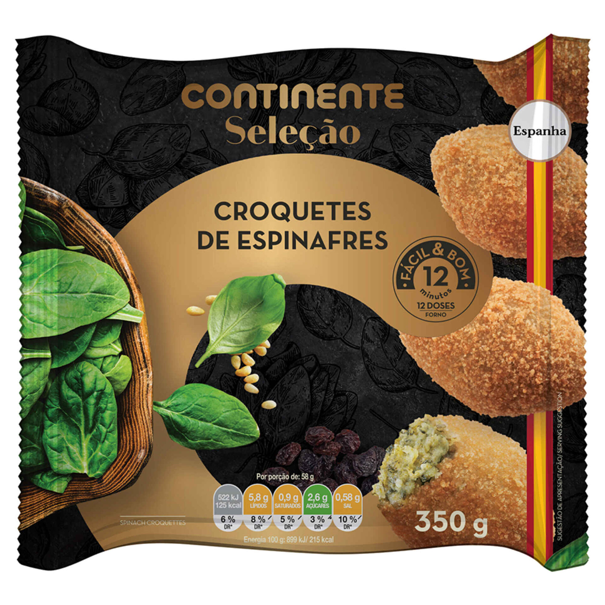 Croquetes de Espinafres
