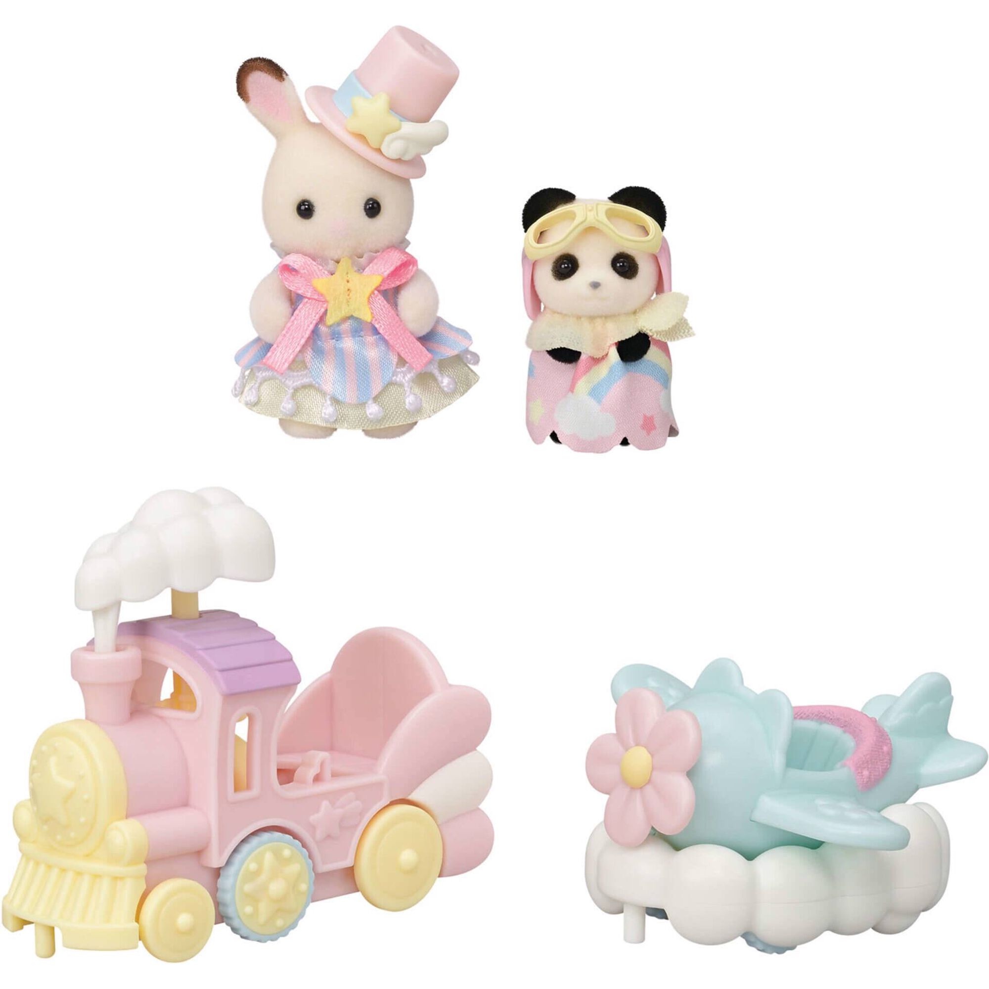 Créme e Erin no Comboio e no Avião