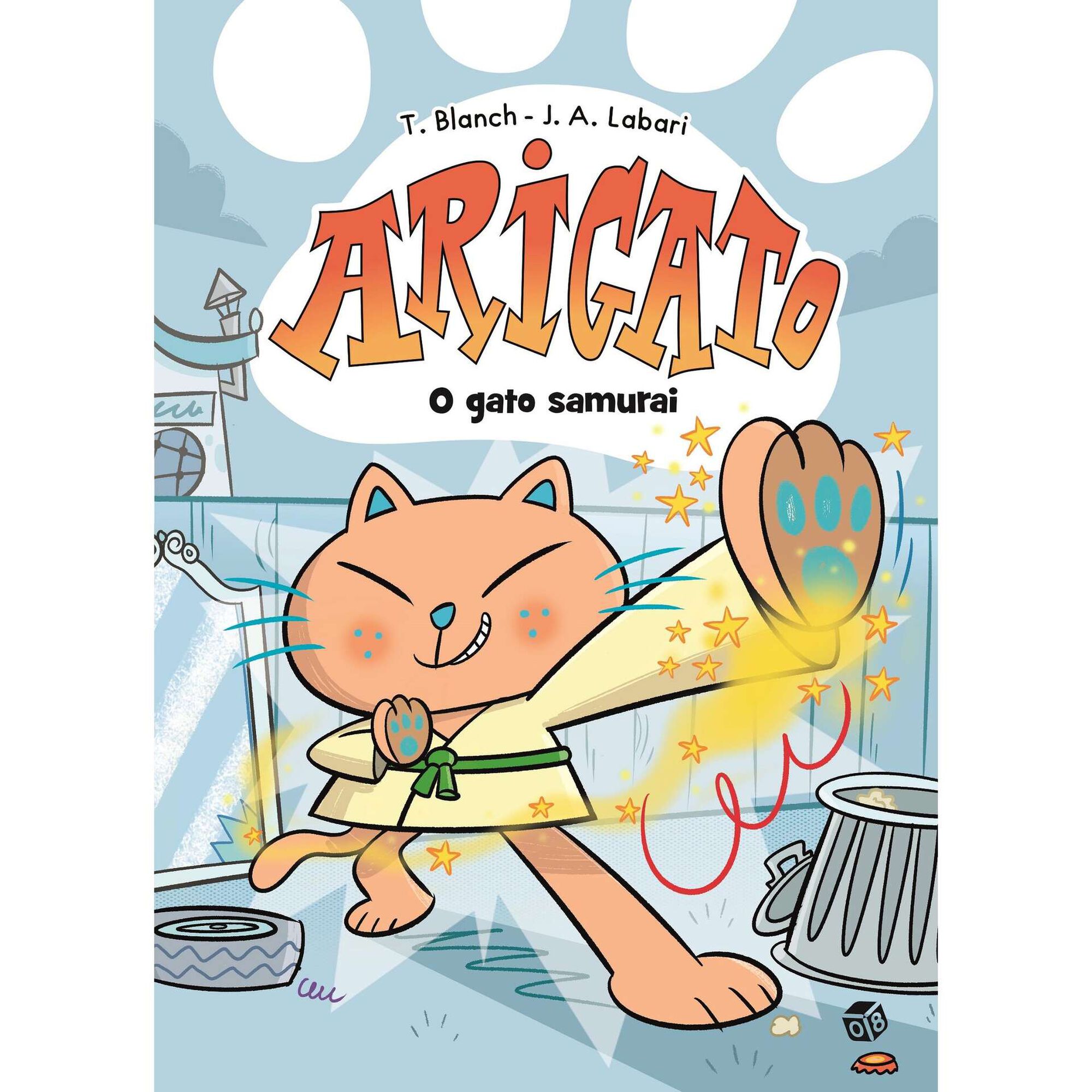 Arigato, o Gato Samurai de Teresa Blanch