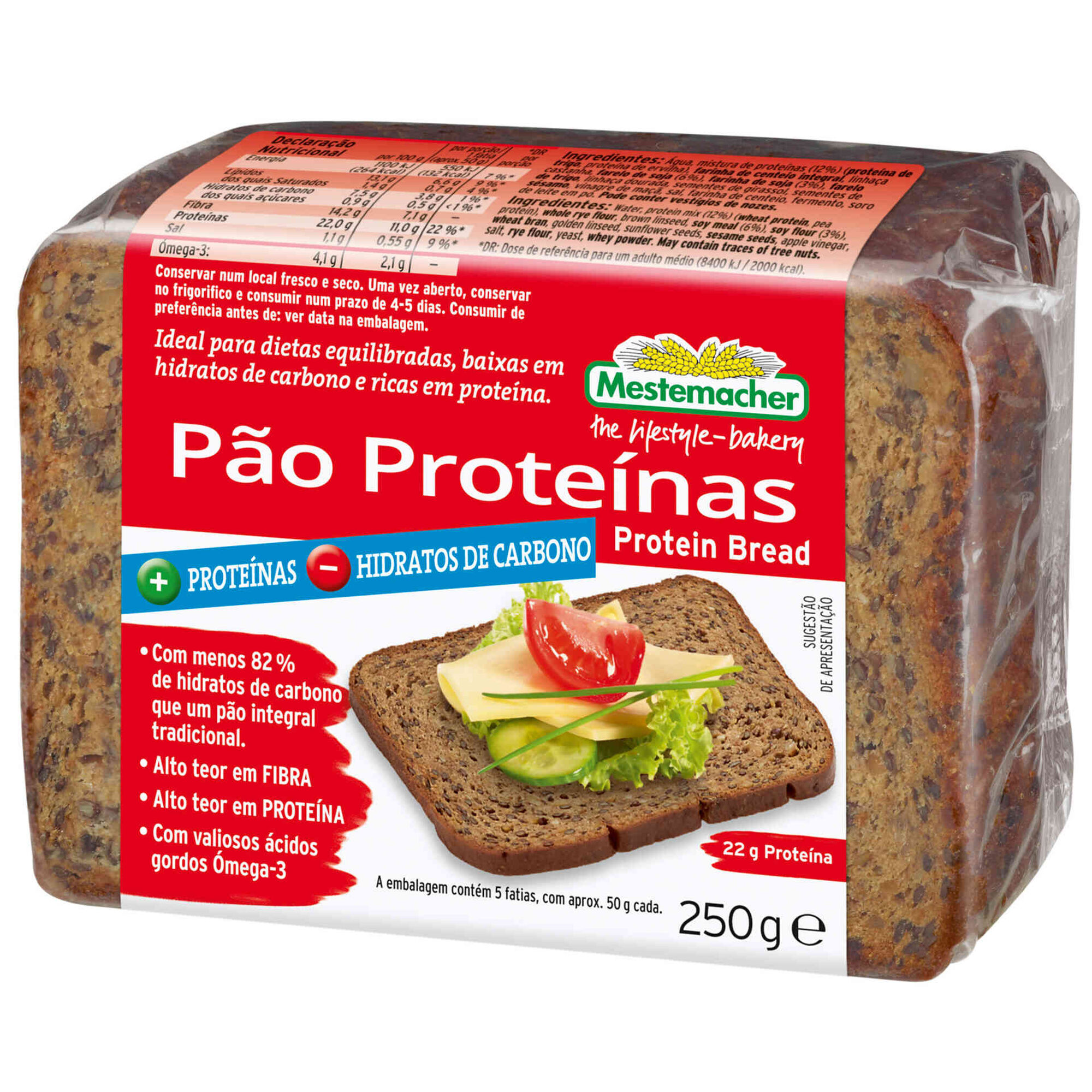 Pão Alemão Proteínas