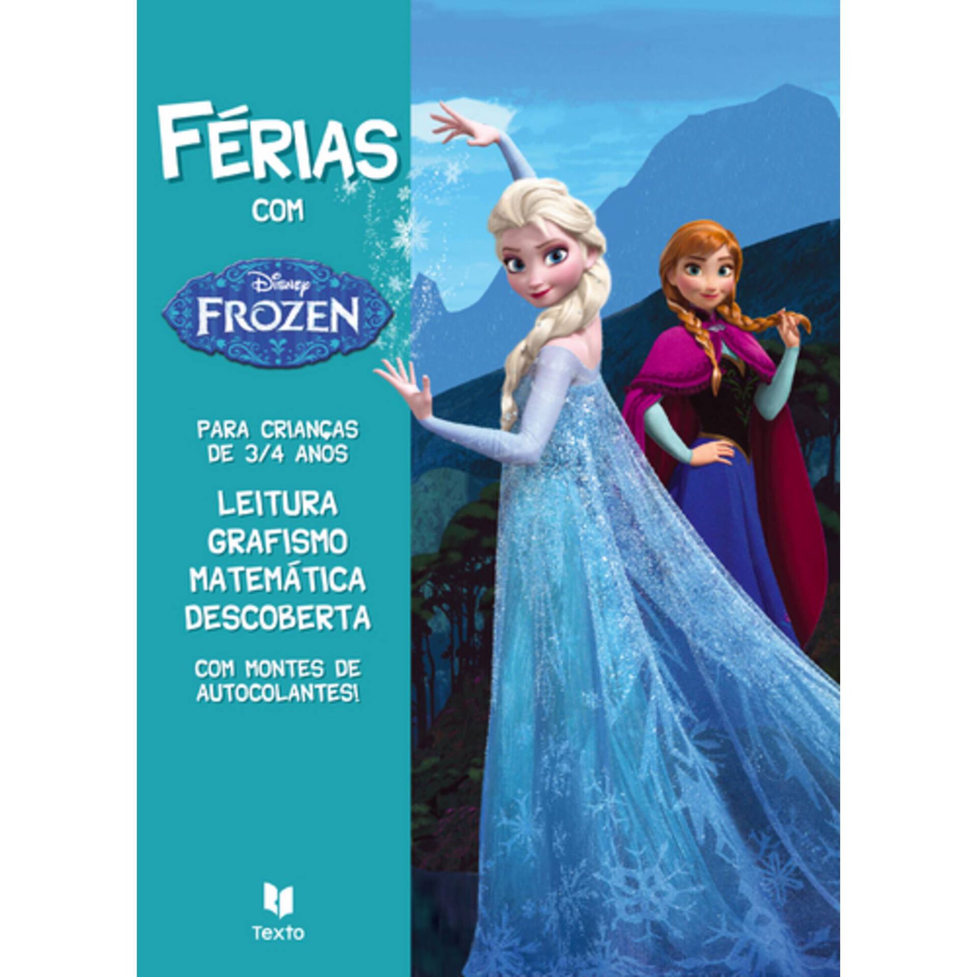 F&eacute;rias com Frozen 3-4 Anos de Texto Editora