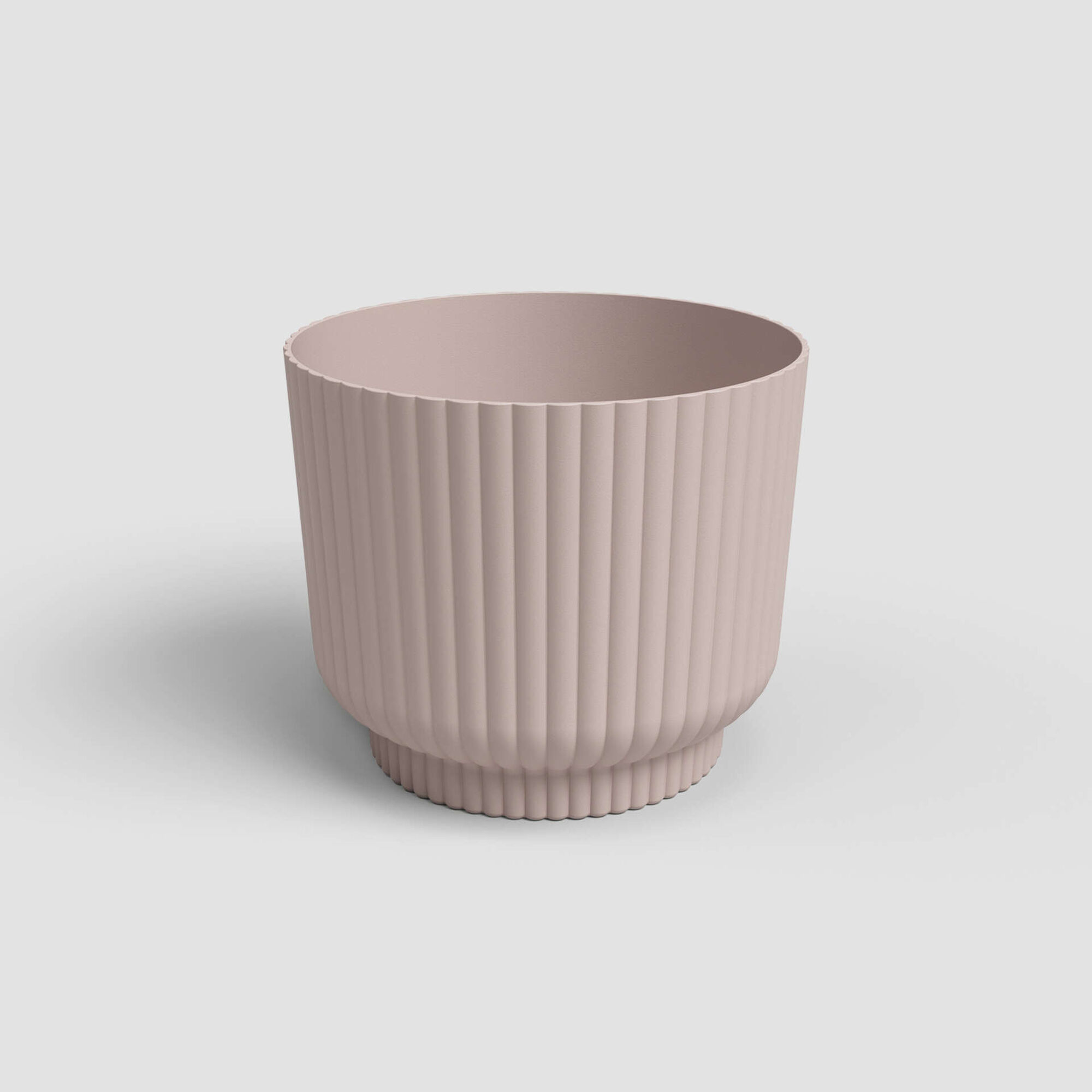 Vaso Redondo Miami Wavy 20 cm Rosa Claro Artevasi