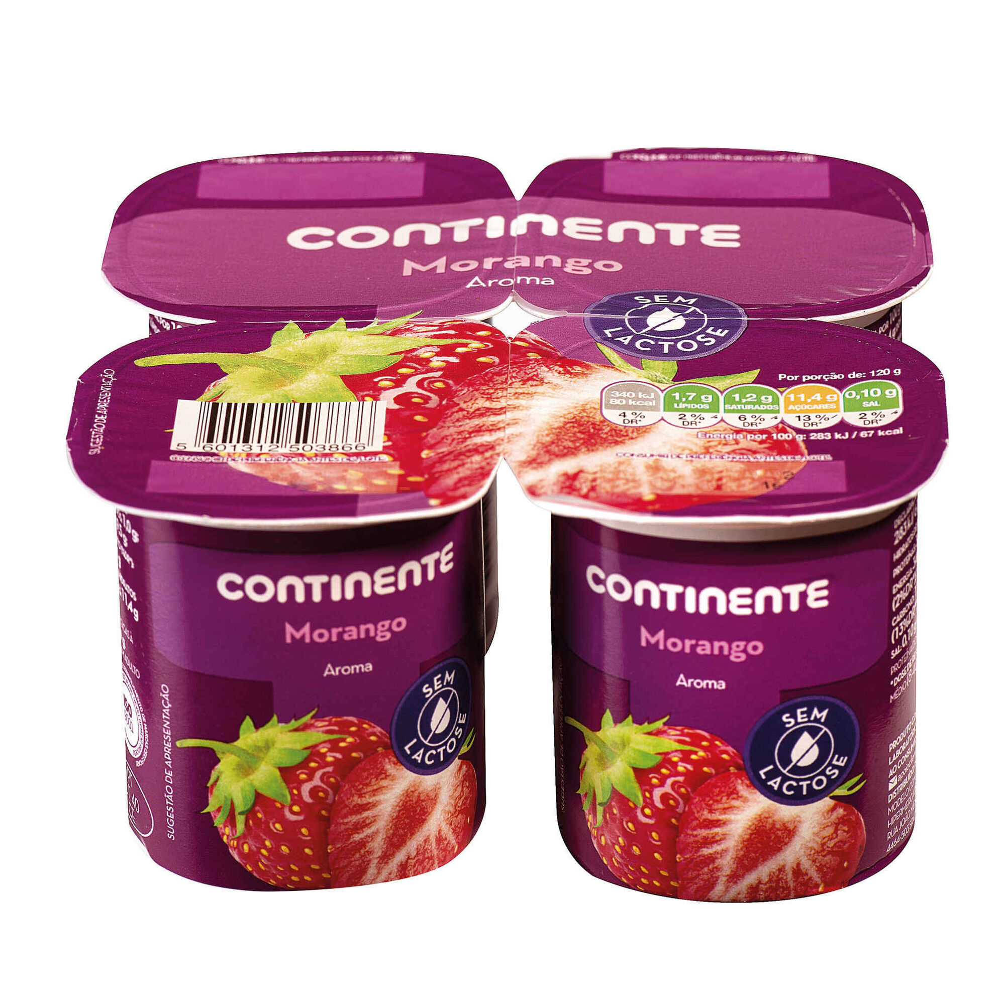 Iogurte Aroma Morango sem Lactose Iogurte Aroma Morango sem Lactose