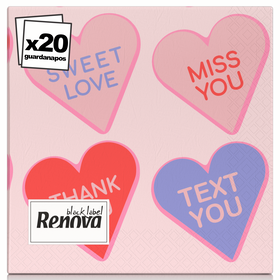 Guardanapos 3 Folhas Black Label Decorado Renova