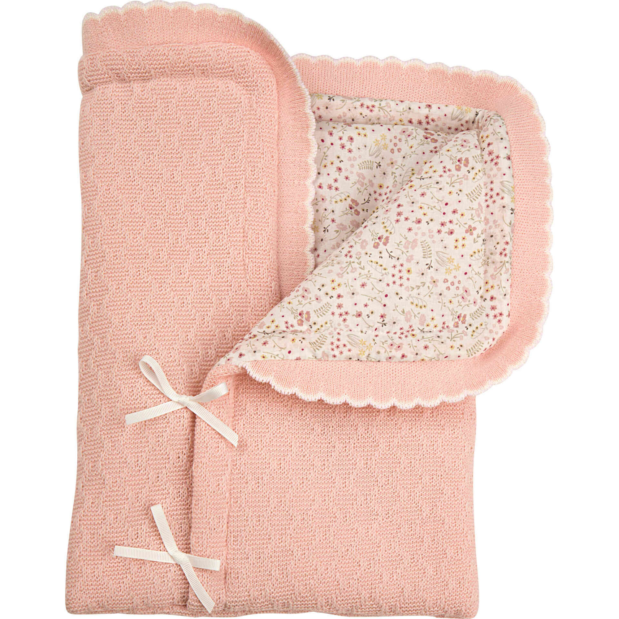 Reborn - Beb&eacute; Elegance Babyto Rosa 35cm com Manta