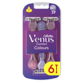 L&acirc;minas Descart&aacute;veis Comfort Colours 3 Gillette Venus