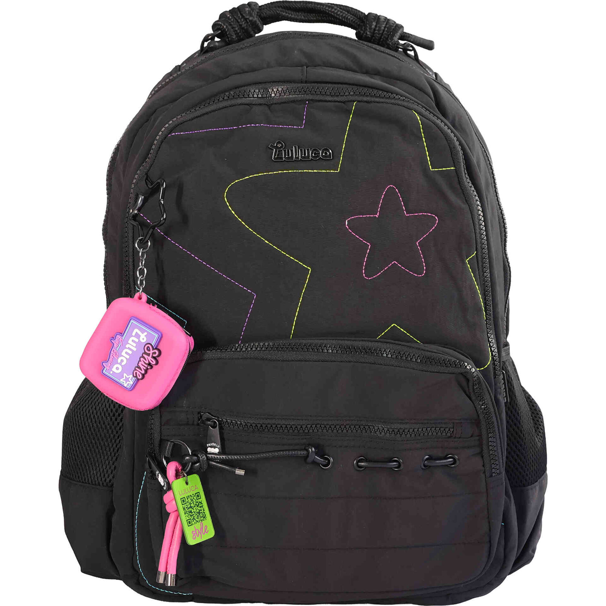Mochila Preta Superstar Luluca