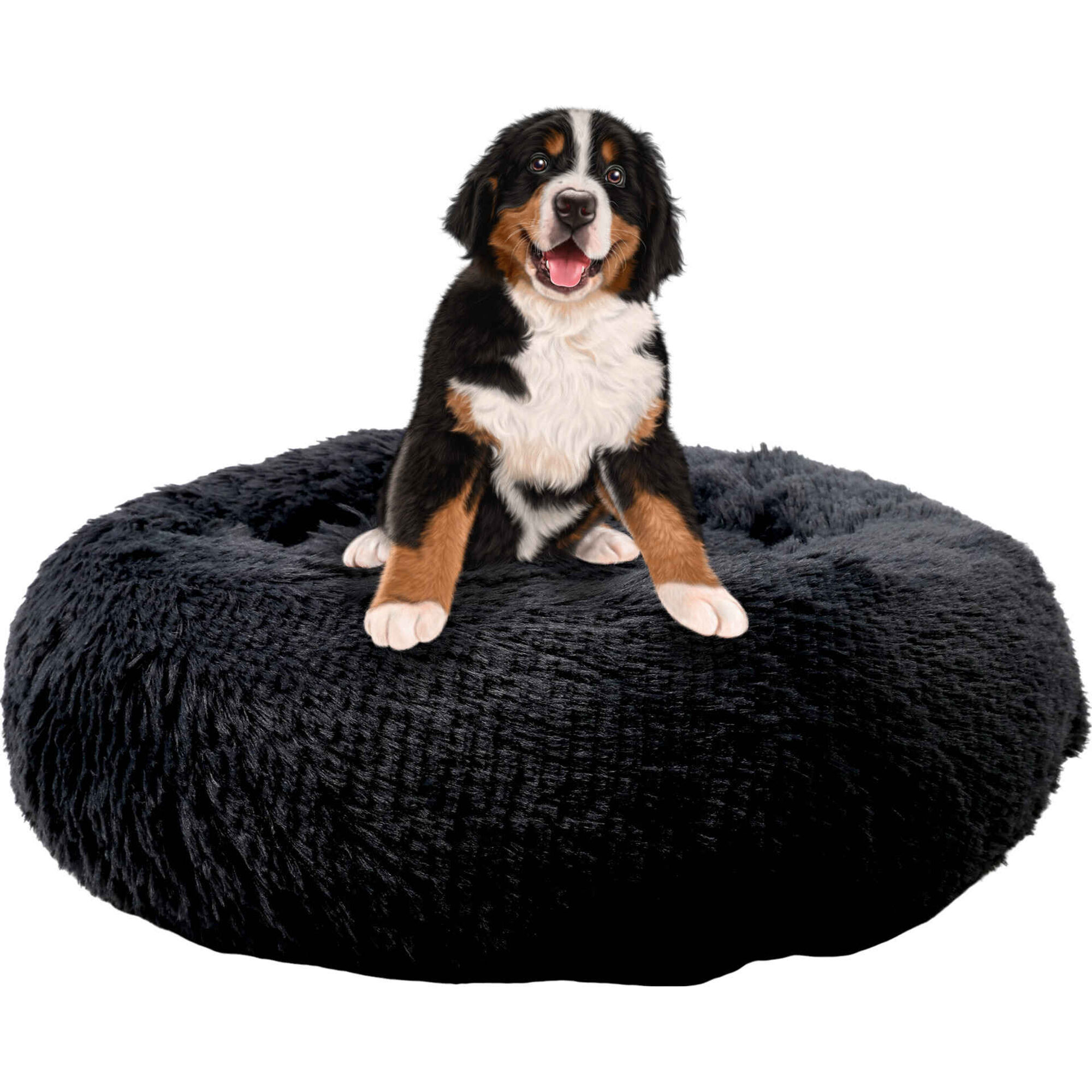 Cama Fluffy Cinza Escuro 45 cm