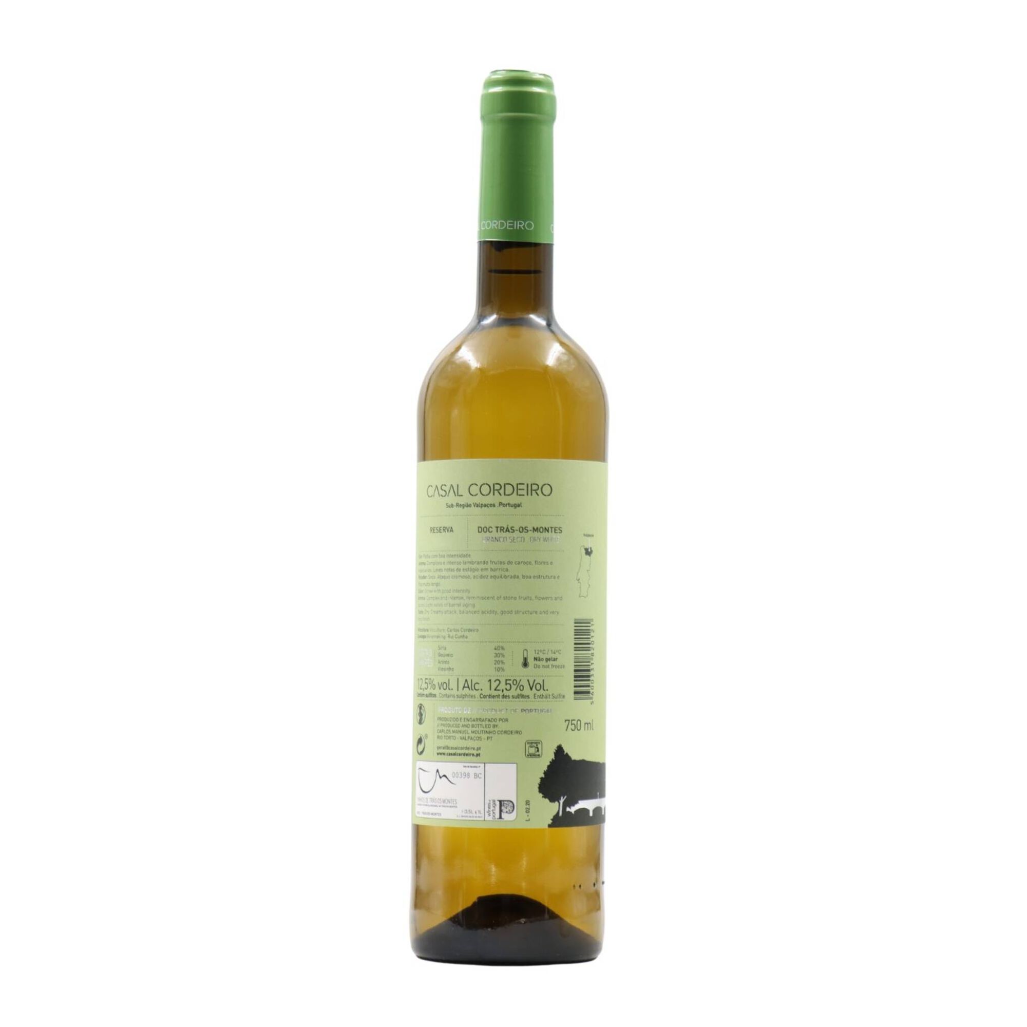 Casal Cordeiro Reserva Tr&aacute;s Os Montes Vinho Branco