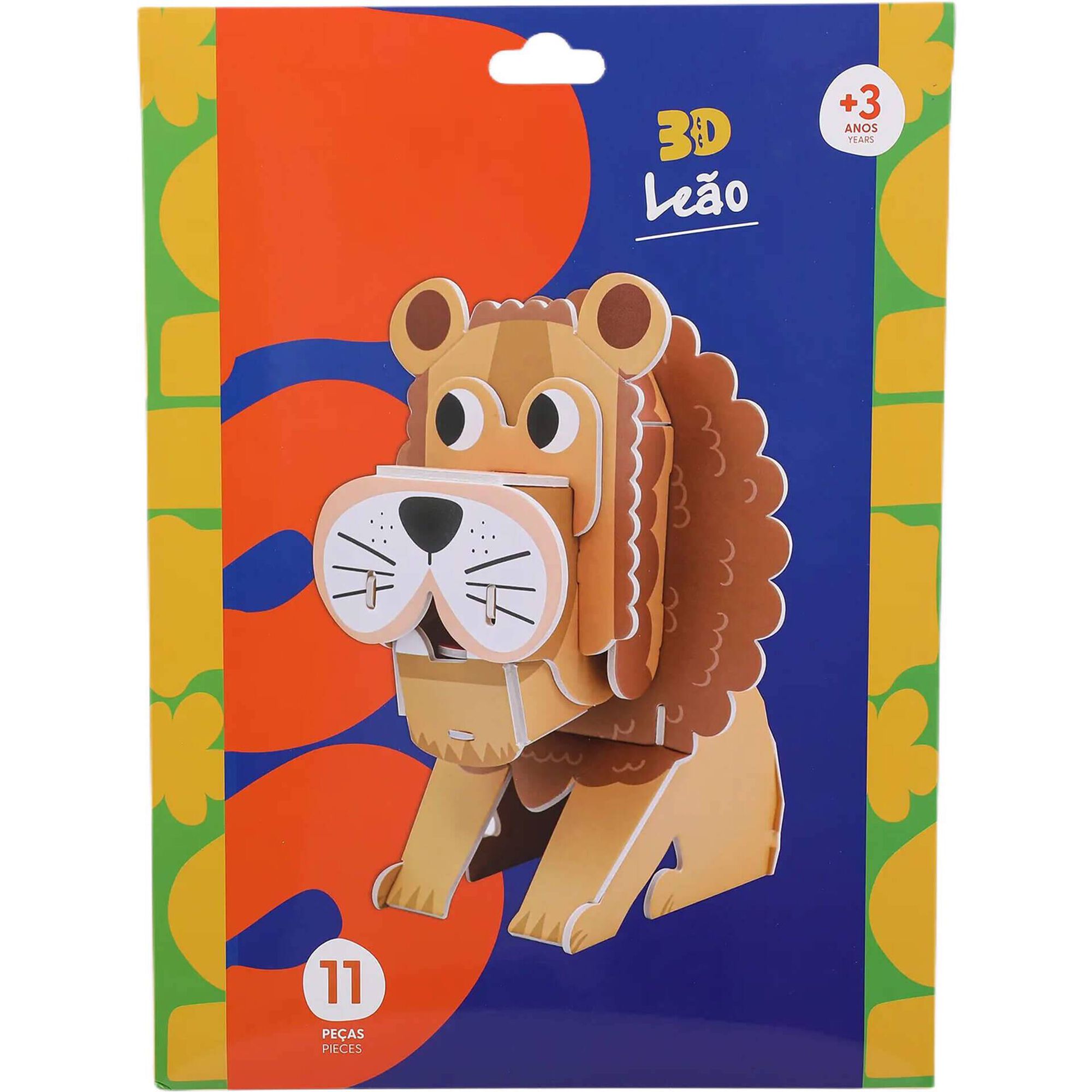 Kit Puzzle 3D em Cart&atilde;o (v&aacute;rios modelos) Pintura