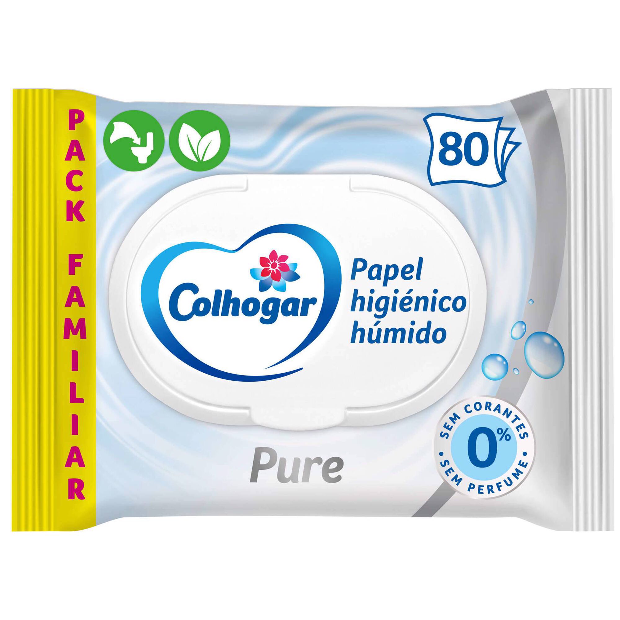 Papel Higiénico Húmido Pure Papel Higiénico Húmido Pure