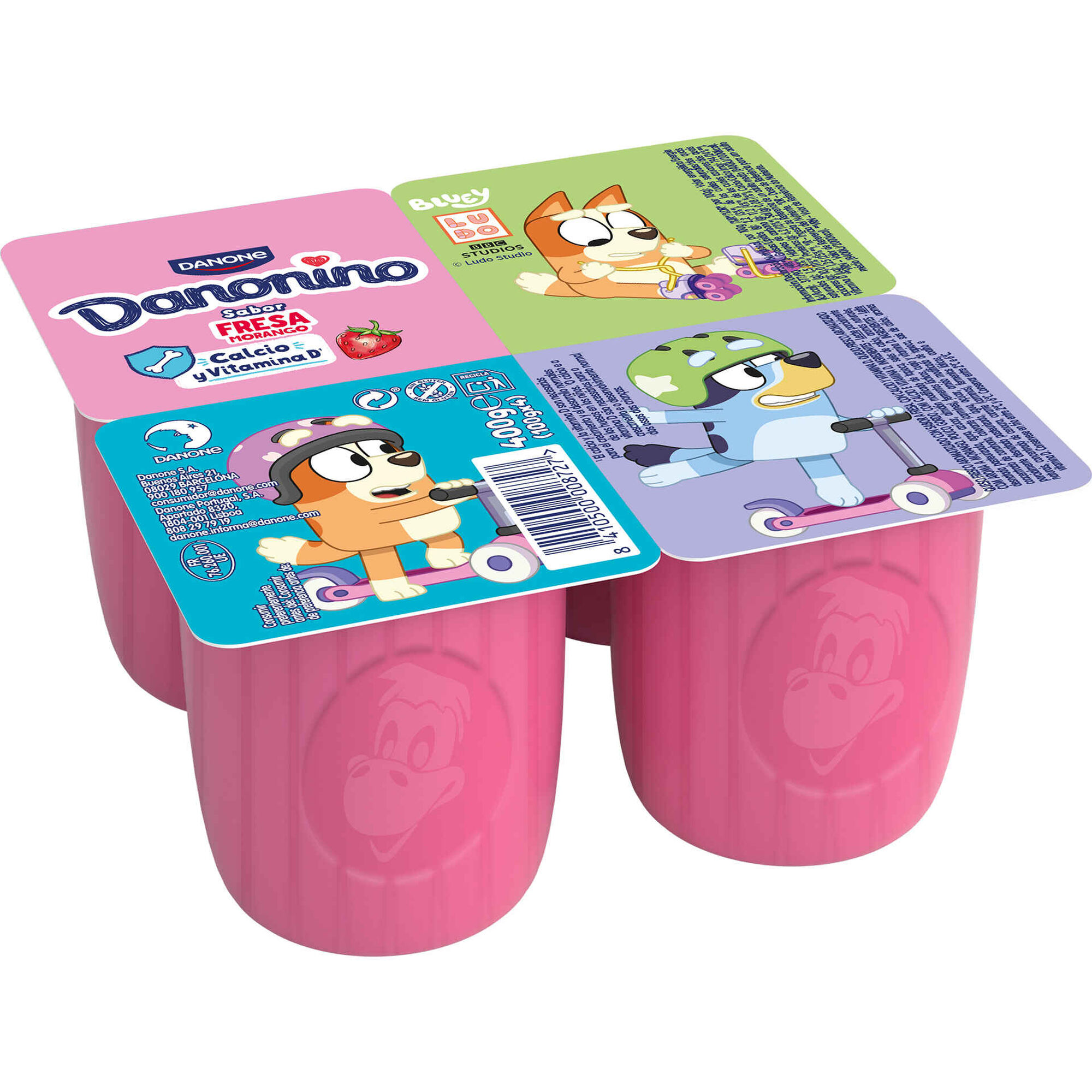 Queijinho Polpa Morango Maxi Infantil Danonino Danone