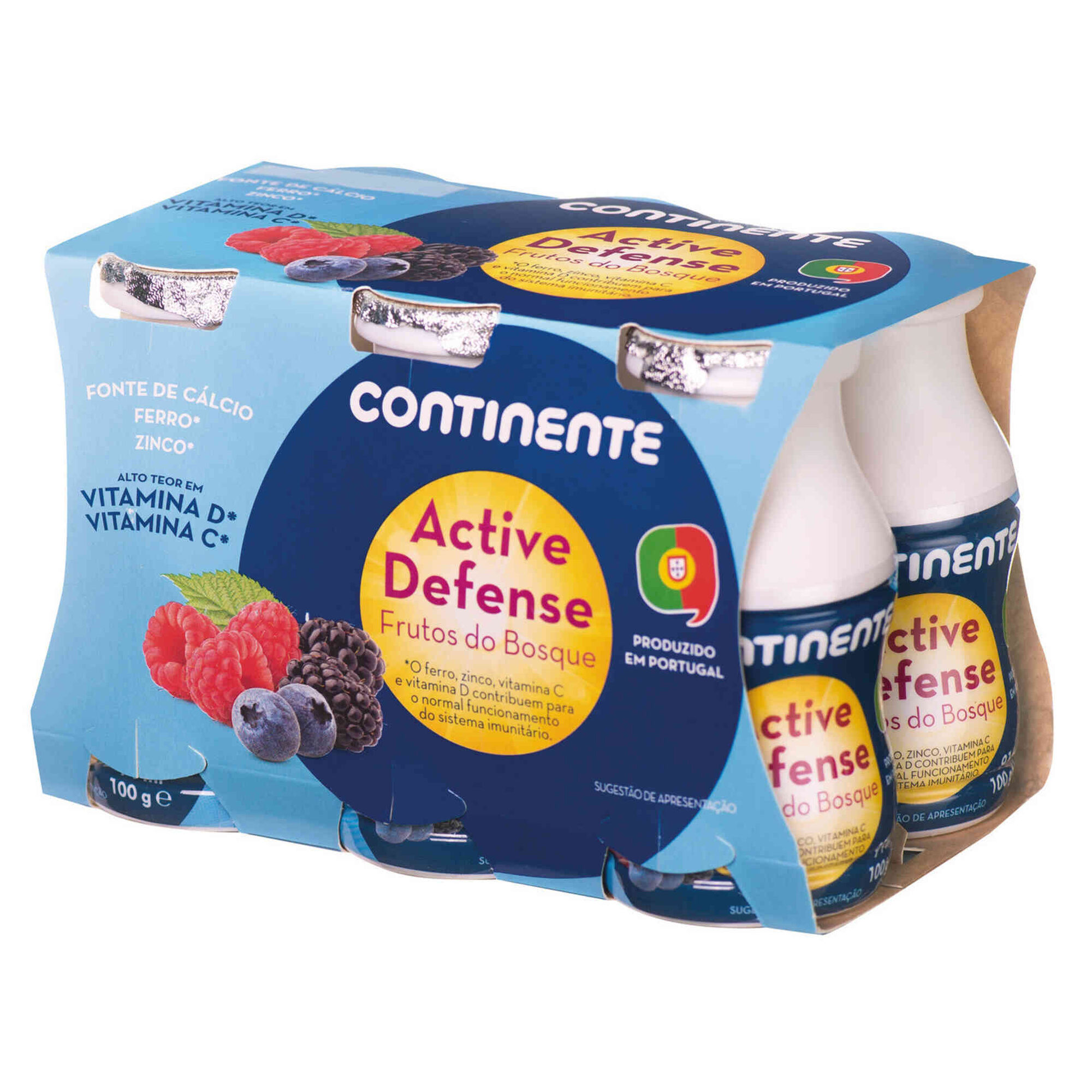 Iogurte Líquido Active Defense Frutos do Bosque