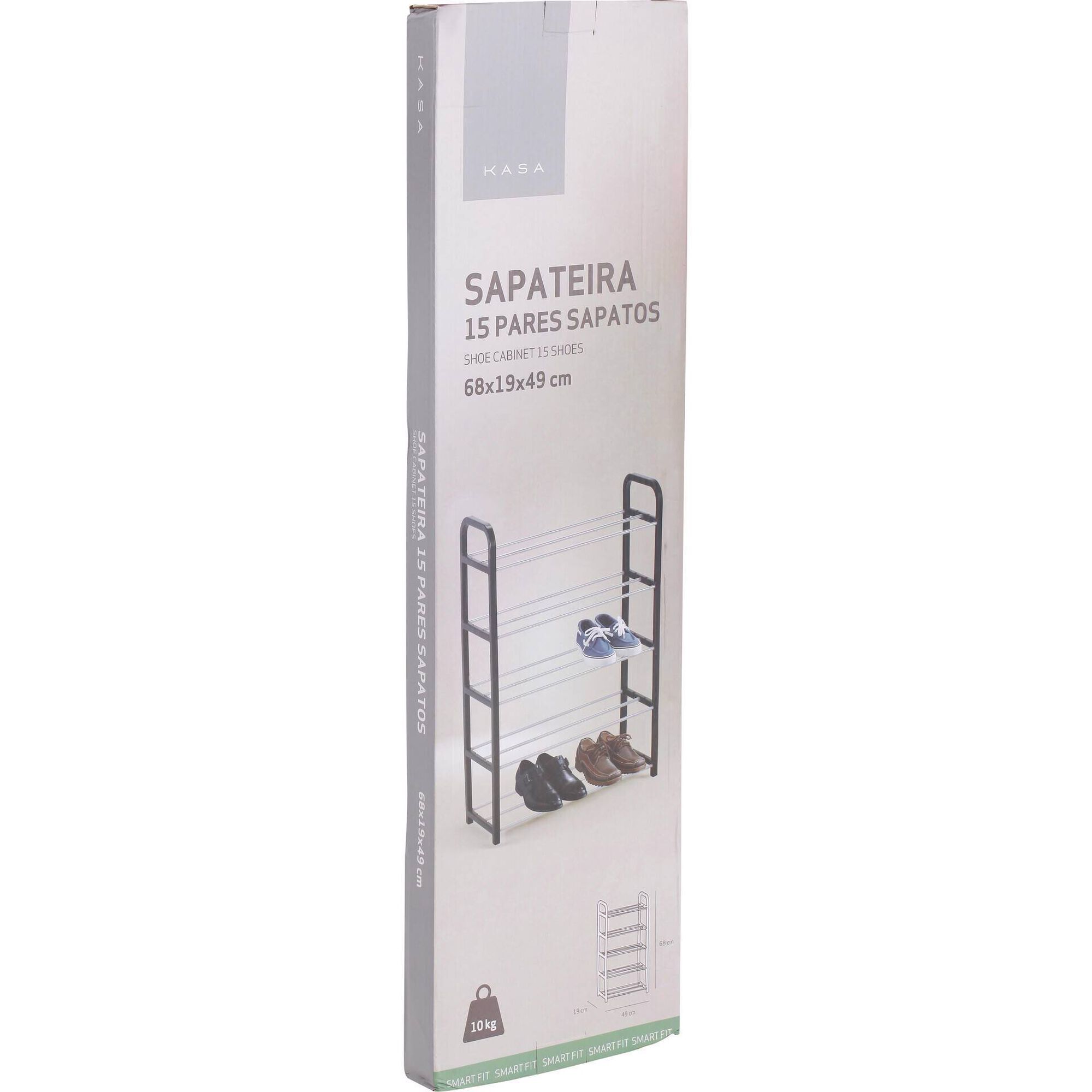 Estante para 15 Pares de Sapatos Kasa
