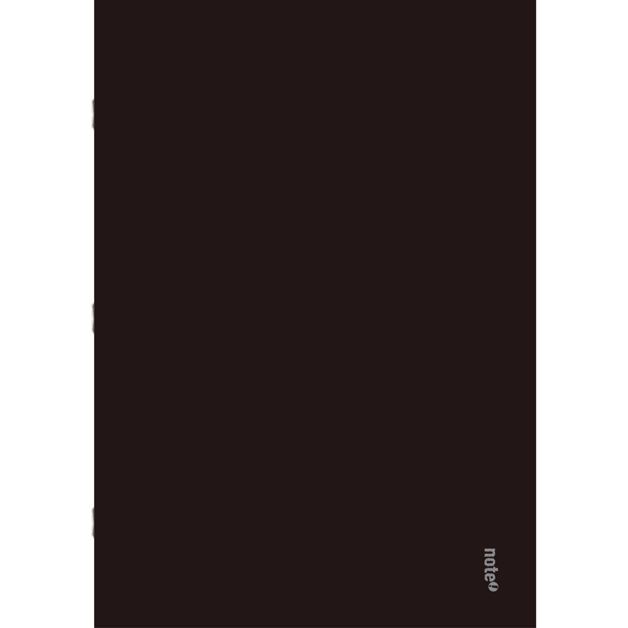 Caderno Agrafado Plastificado Pautado A4 Preto Note!